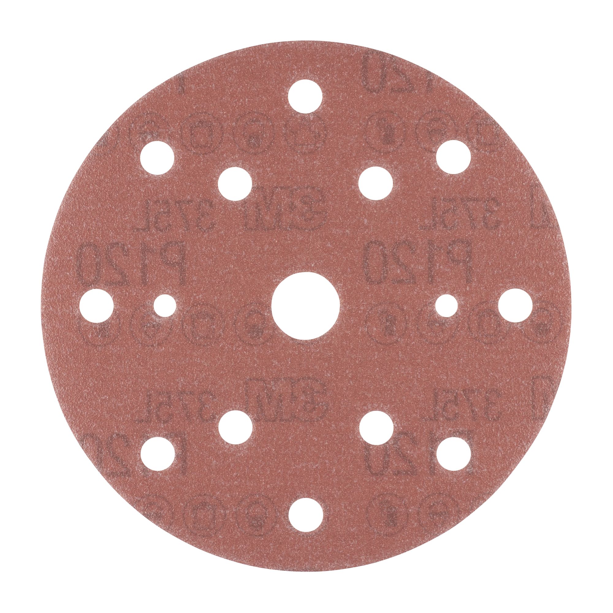 3M™ Hookit™ Disco de limpeza 375L 150MM 15 AGUJEROS P120