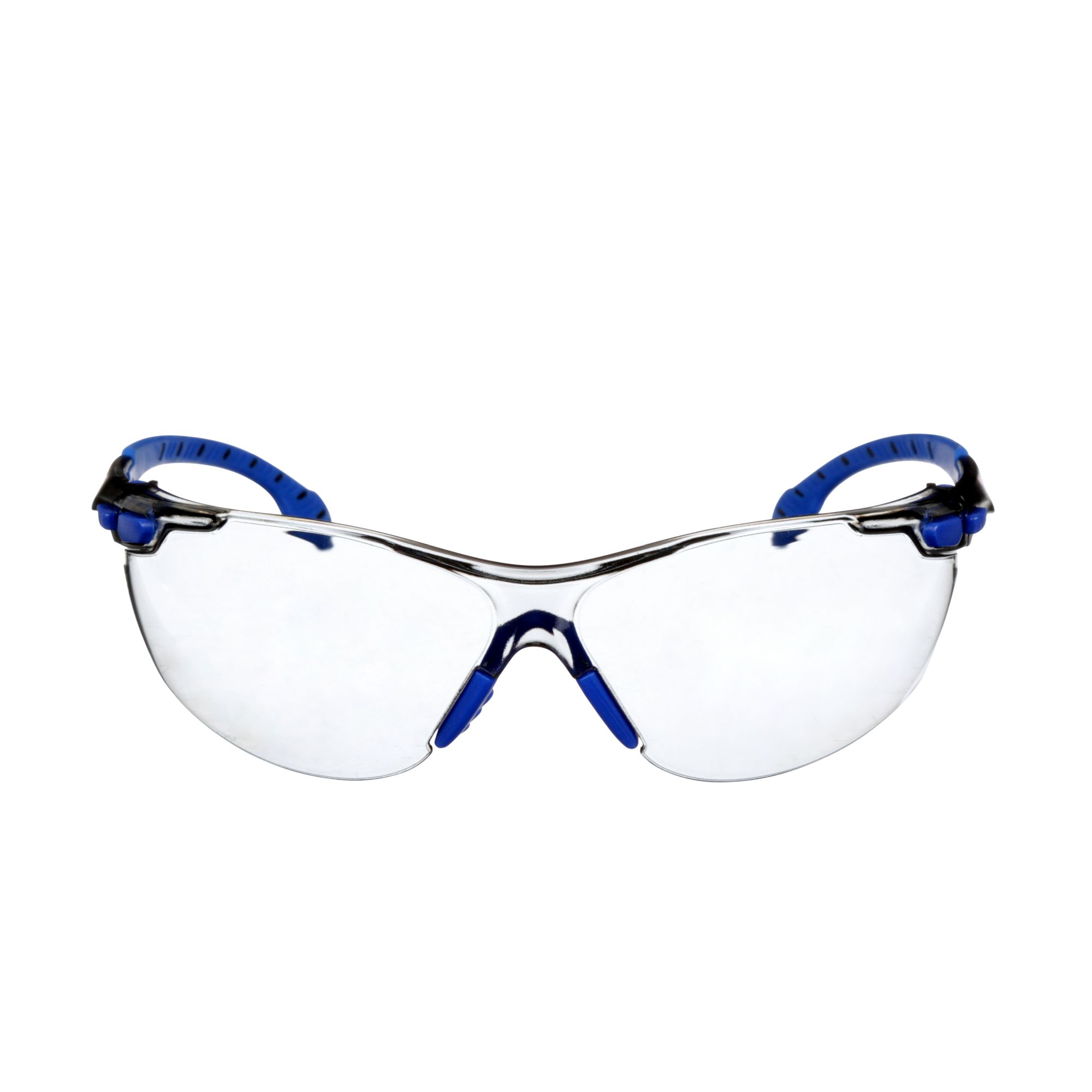 3M™ Solus™ 1000 Gafas de seguridad, montura azul/negro, recubrimiento antiempañante/antirrayaduras Scotchgard™ (K y N), lente gris claro para interior/exterior, S1107SGAF-EU, 20/caja