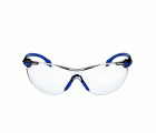 3M™ Solus™ 1000 Gafas de seguridad, montura azul/negro, recubrimiento antiempañante/antirrayaduras Scotchgard™ (K y N), lente gris claro para interior/exterior, S1107SGAF-EU, 20/caja