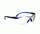 3M™ Solus™ 1000 Gafas de seguridad, montura azul/negro, recubrimiento antiempañante/antirrayaduras Scotchgard™ (K y N), lente gris claro para interior/exterior, S1107SGAF-EU, 20/caja