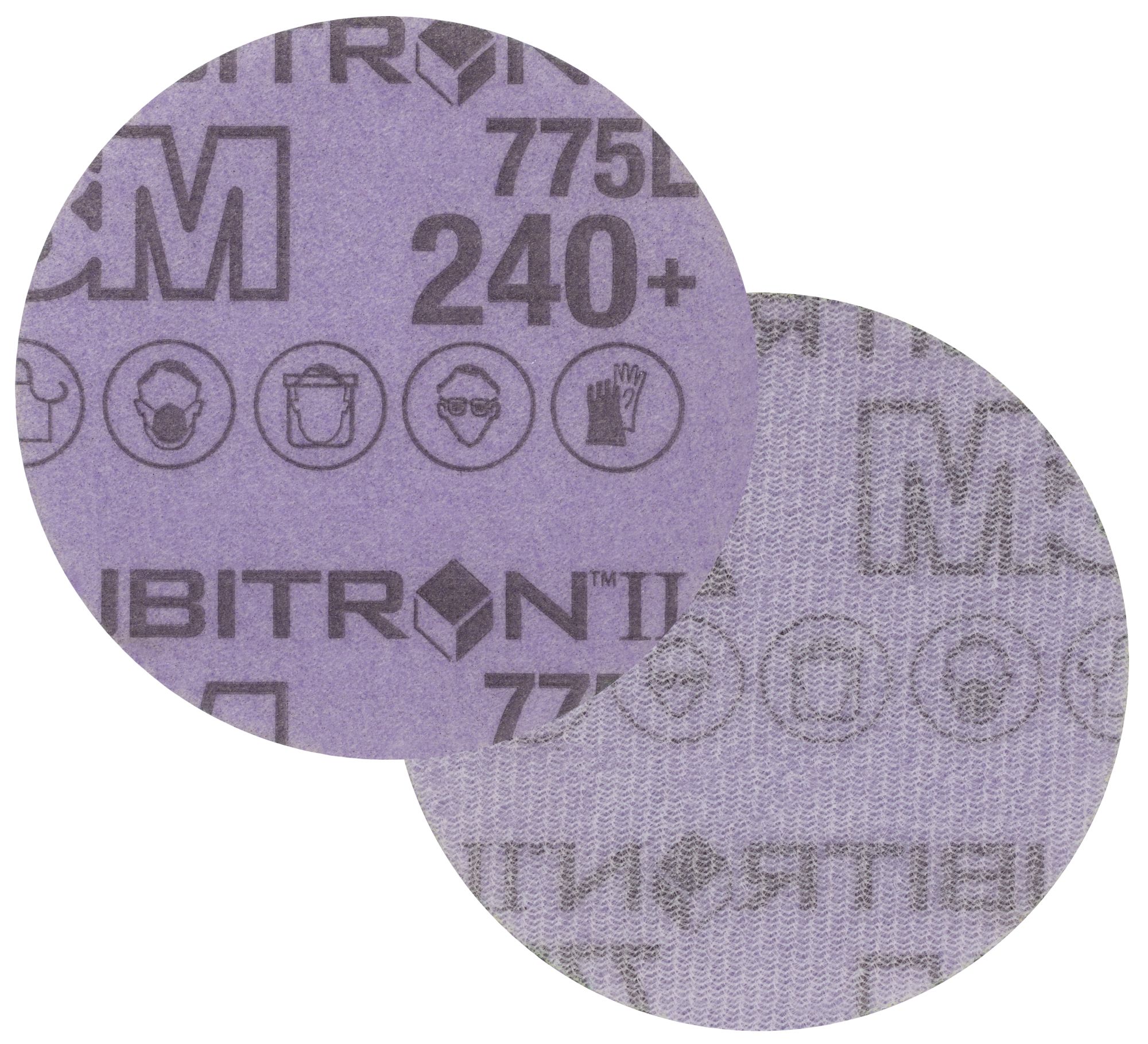 3M™ Cubitron™ II Hookit™ Disco de Film 775L, 76 mm, Sin Agujeros, 240+ (5 x 50 discos/caja)