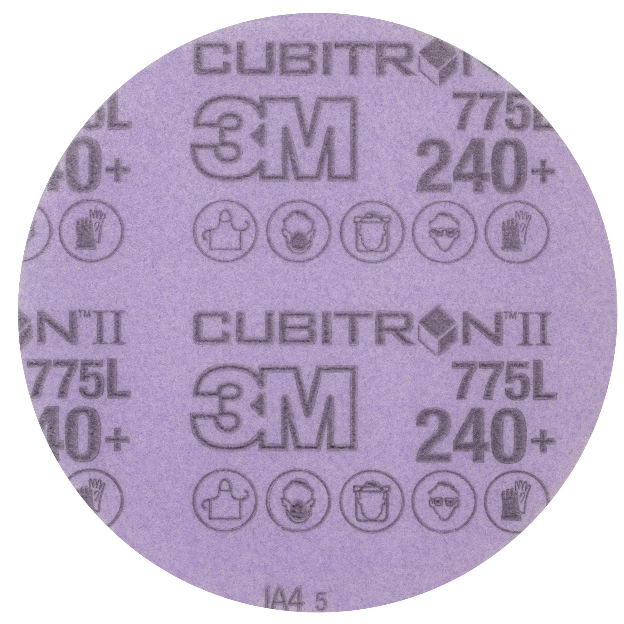 3M™ Cubitron™ II Hookit™ Disco de Film 775L, 127 mm, Sin Agujeros, 240+ (5 x 50 discos/caja)