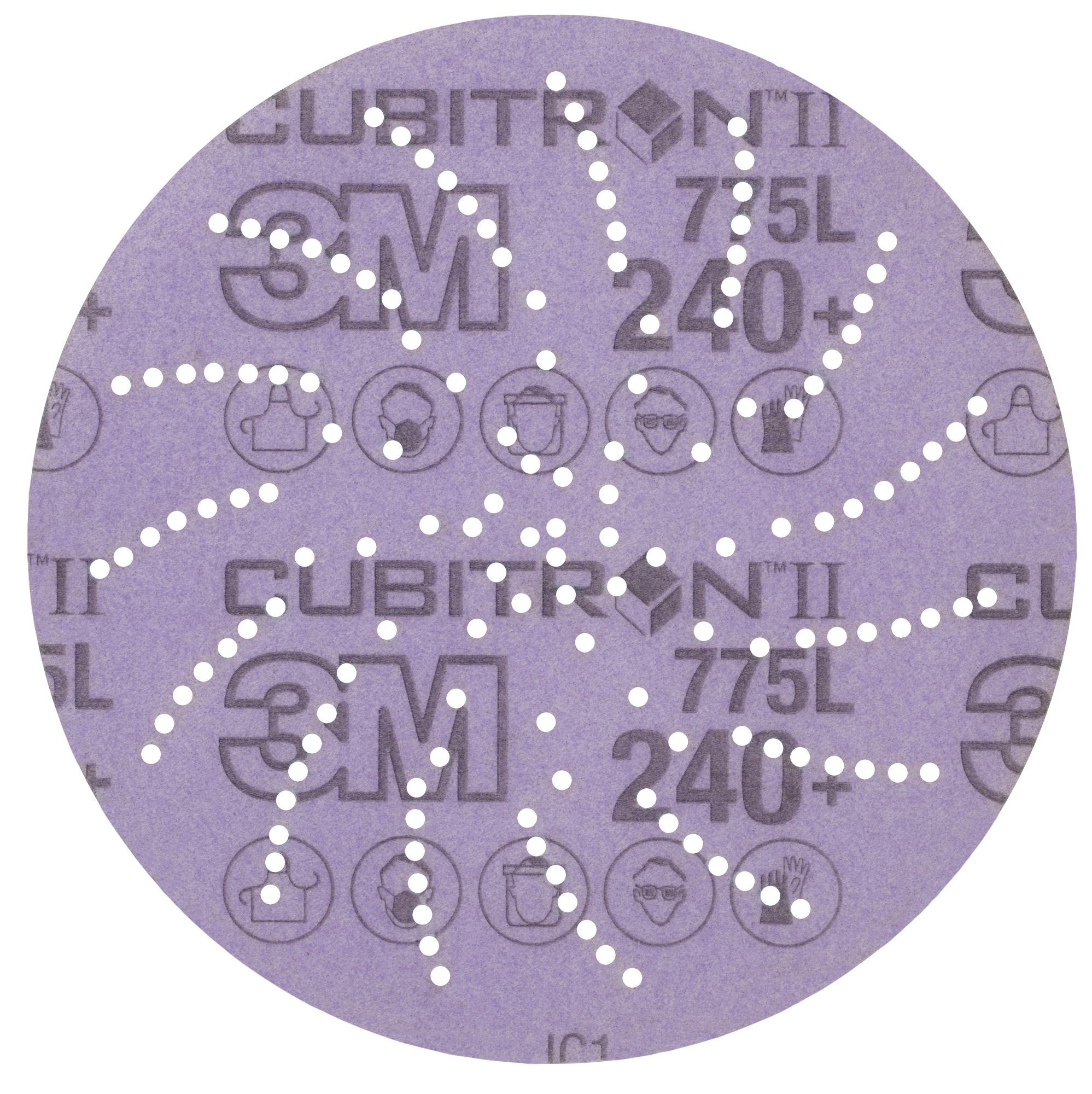 3M Xtract™ Cubitron™ II Disco de film 775L, 127 mm, 240+