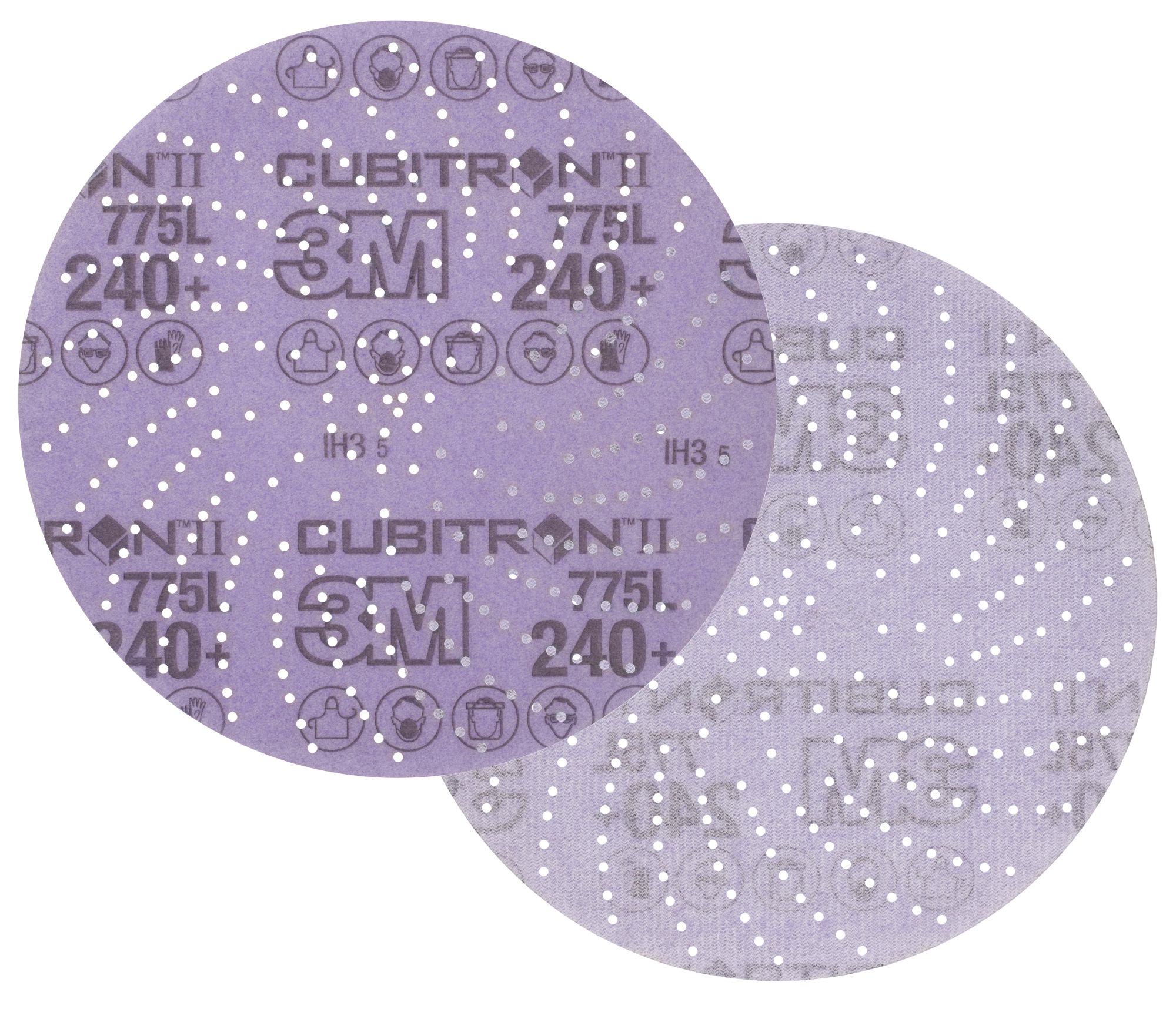 3M Xtract™ Cubitron™ II Disco de film 775L, 152 mm, 240+