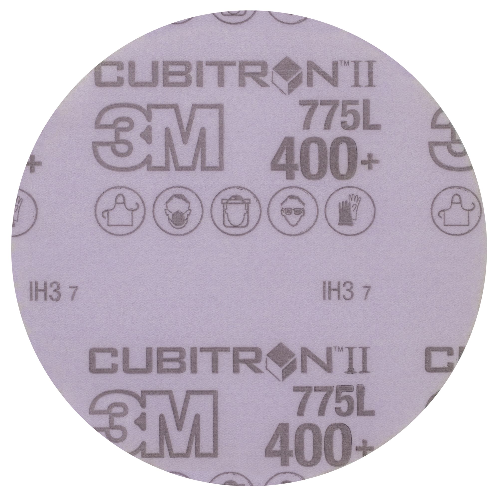 3M™ Cubitron™ II Hookit™ Disco de Film 775L, 127 mm, Sin Agujeros, 400+ (5 x 50 discos/caja)