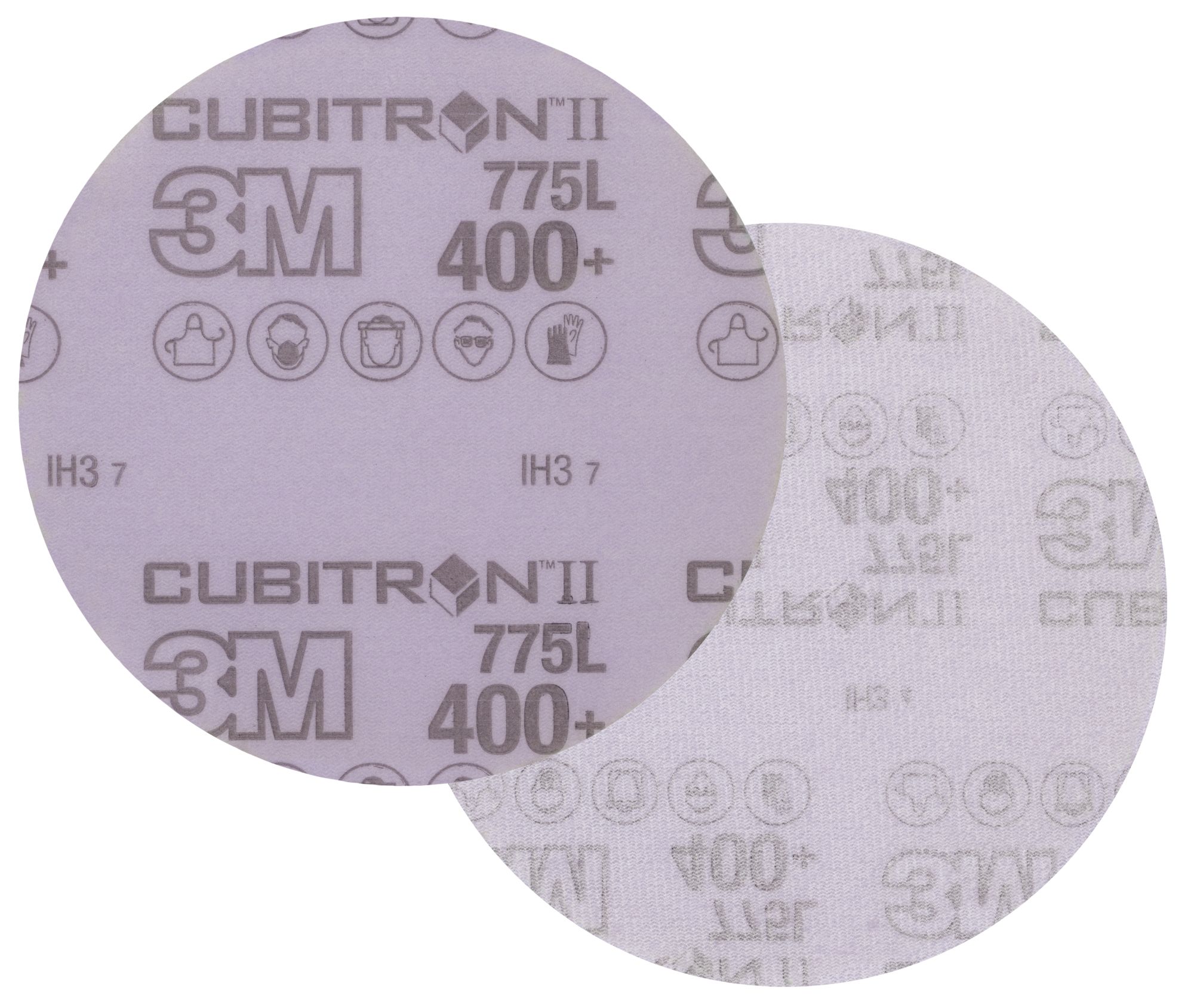 3M™ Cubitron™ II Hookit™ Disco de Film 775L, 127 mm, Sin Agujeros, 400+ (5 x 50 discos/caja)