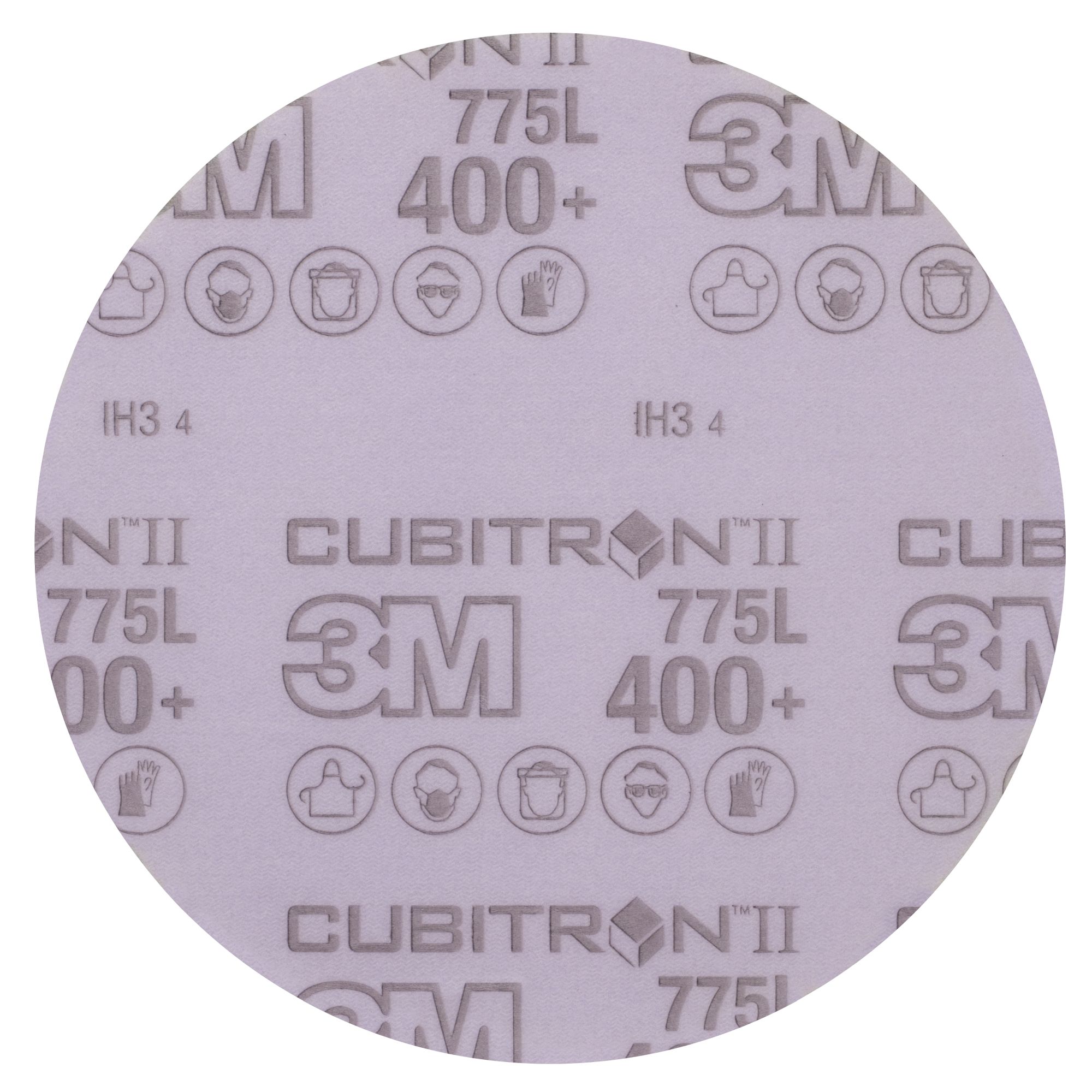 3M™ Cubitron™ II Hookit™ Disco de Film 775L, 152 mm , Sin Agujeros, 400+ (5 x 50 discos/caja)