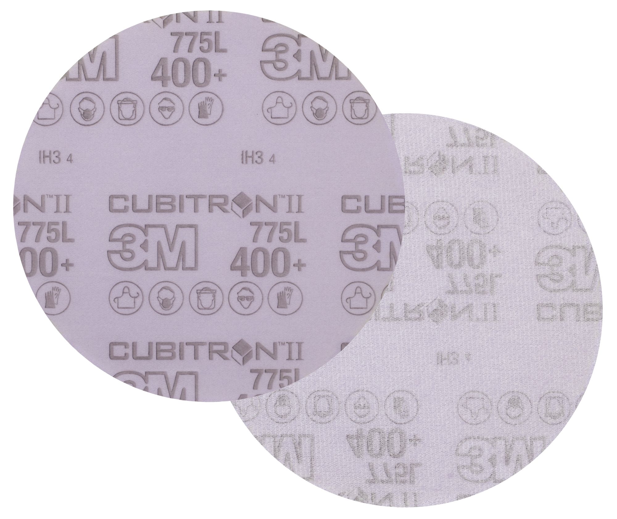 3M™ Cubitron™ II Hookit™ Disco de Film 775L, 152 mm , Sin Agujeros, 400+ (5 x 50 discos/caja)