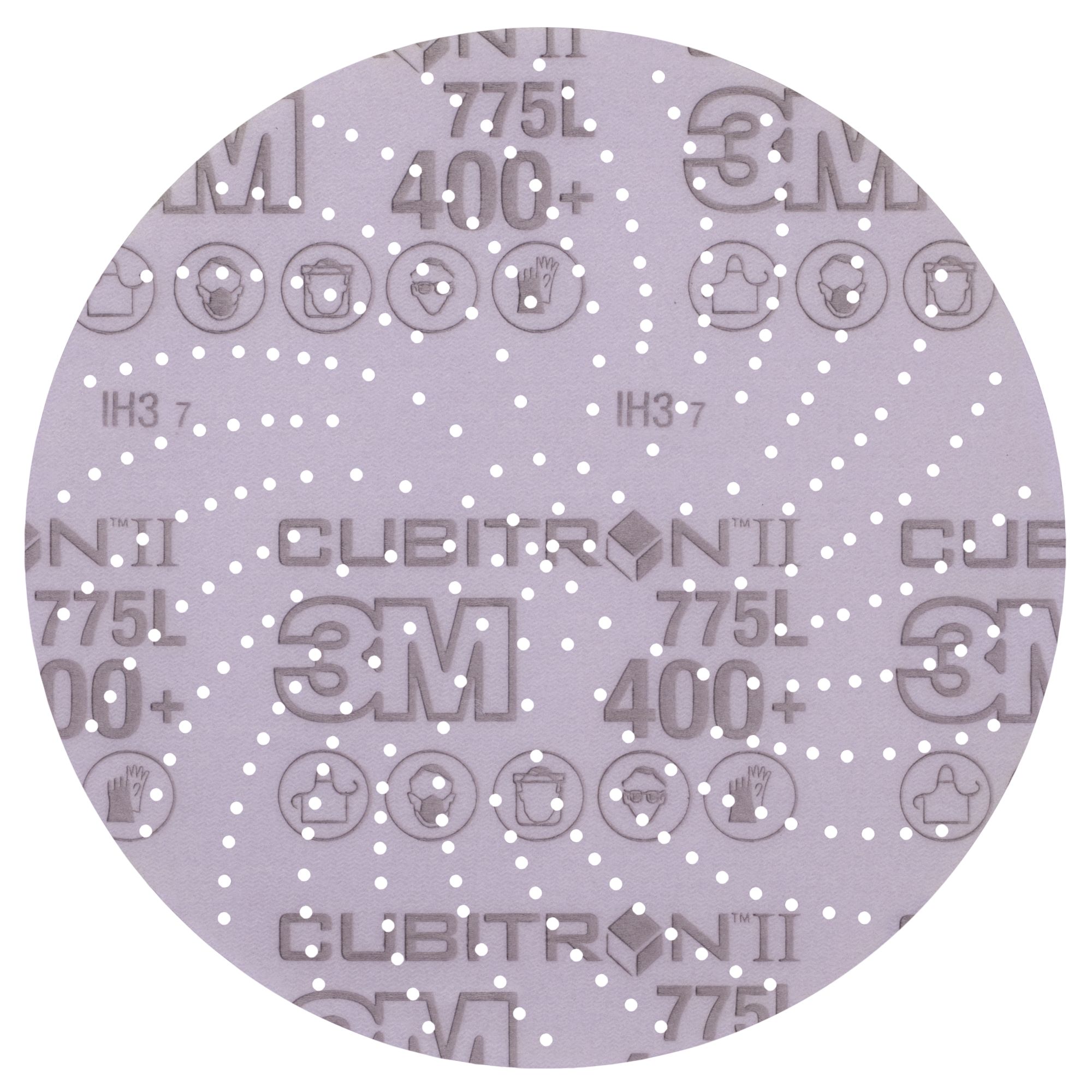 3M Xtract™ Cubitron™ II Discos 775L Soporte de Film, 203mm, 80+ , Multiagujeros, 17775 (5 x 50 discos/caja)