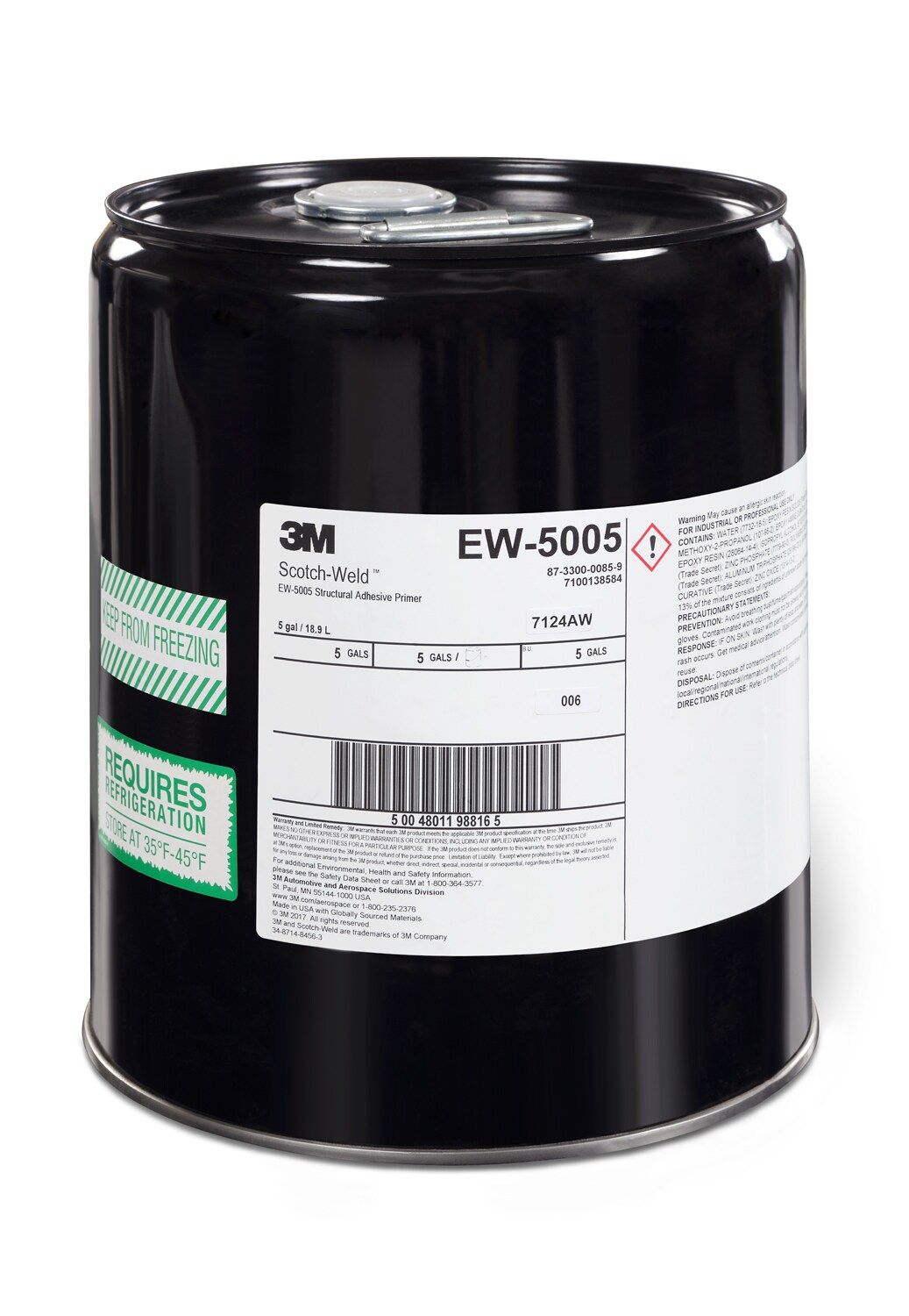3M™ Scotch-Weld™ Structural Adhesive Primer EW-5005, FR ES PT TR IT  Label Languages, 1 gal, 1 Can/Case