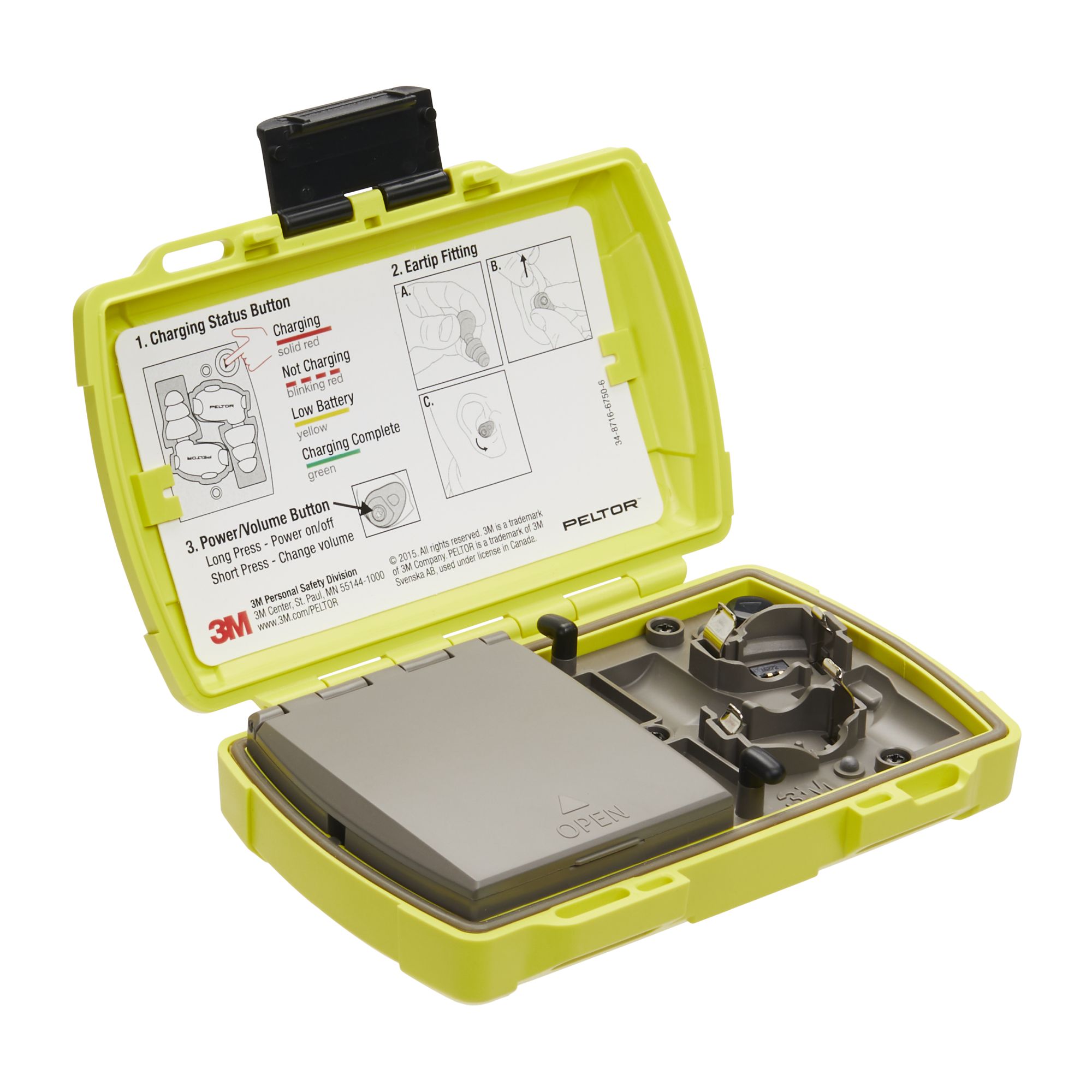 3M™ PELTOR™ Funda de carga para tapones con dependencia de nivel, LEP-100C