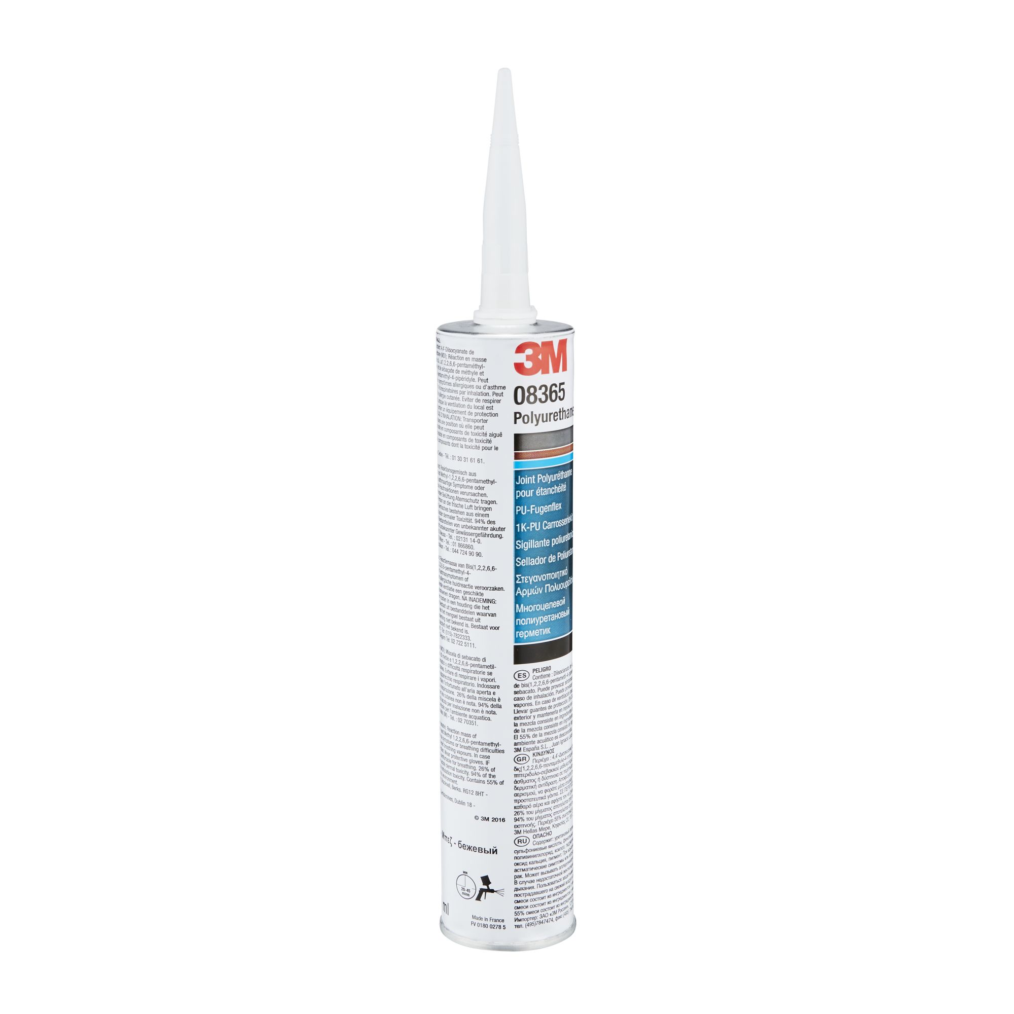 3M™ Sellador de juntas de poliuretano, Beige, 310 ml, Cartucho, 08365