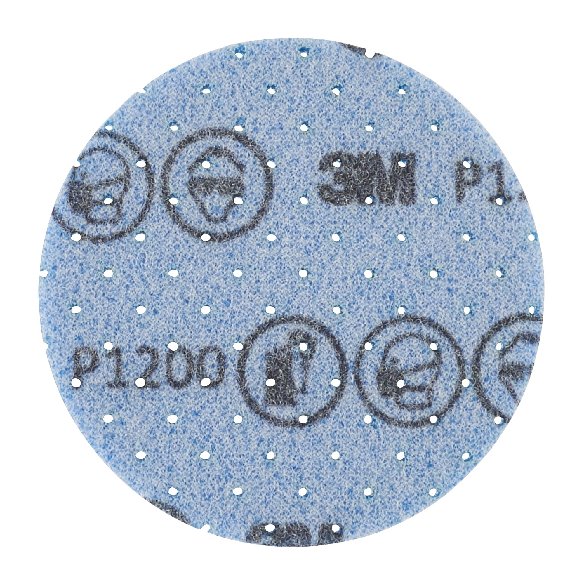 3M™ Hookit™ Disco abrasivo flexible de espuma, 77 mm, P1200, 33552