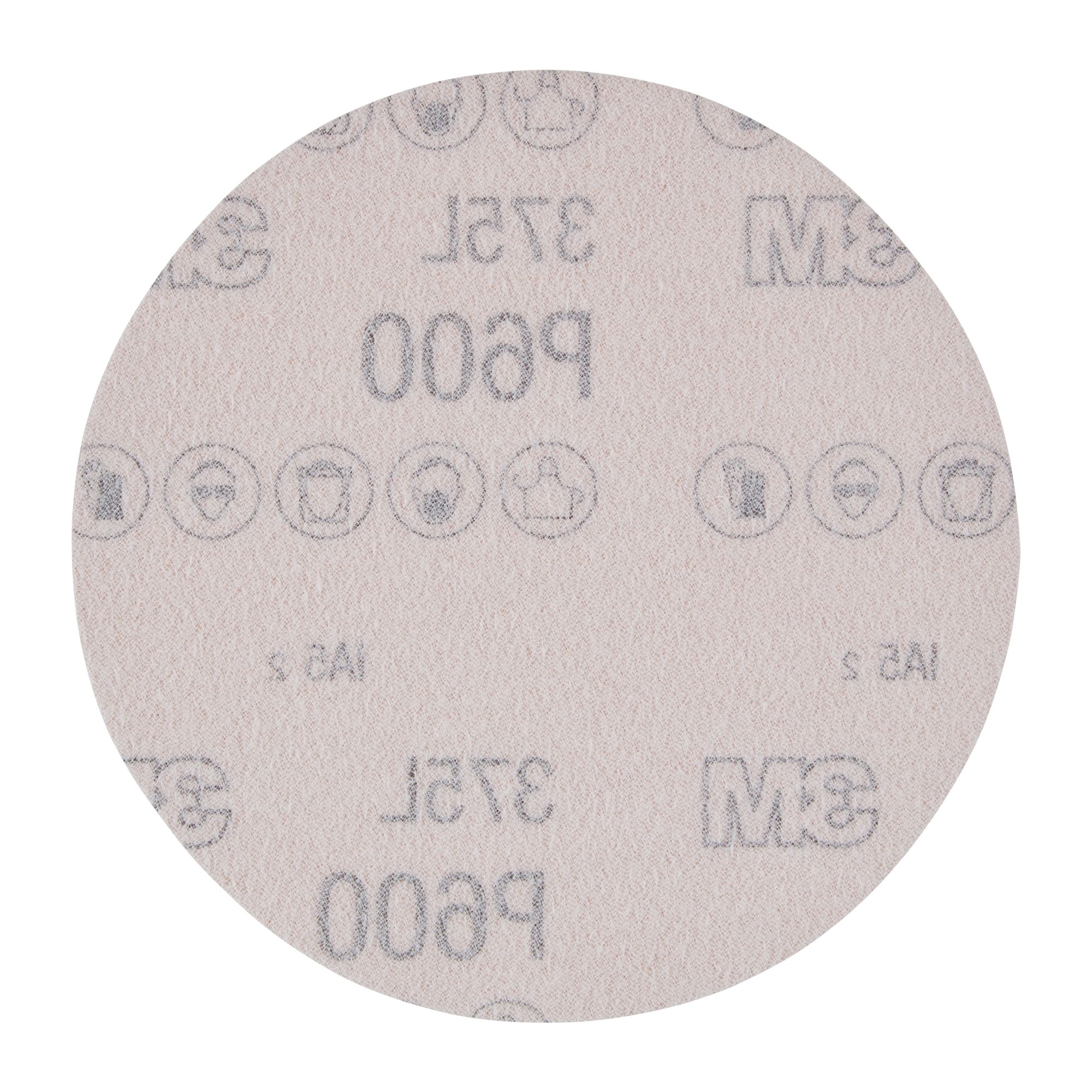 3M™ Hookit™ Disco de Film 375L, 127 mm, Sin agujero, P600