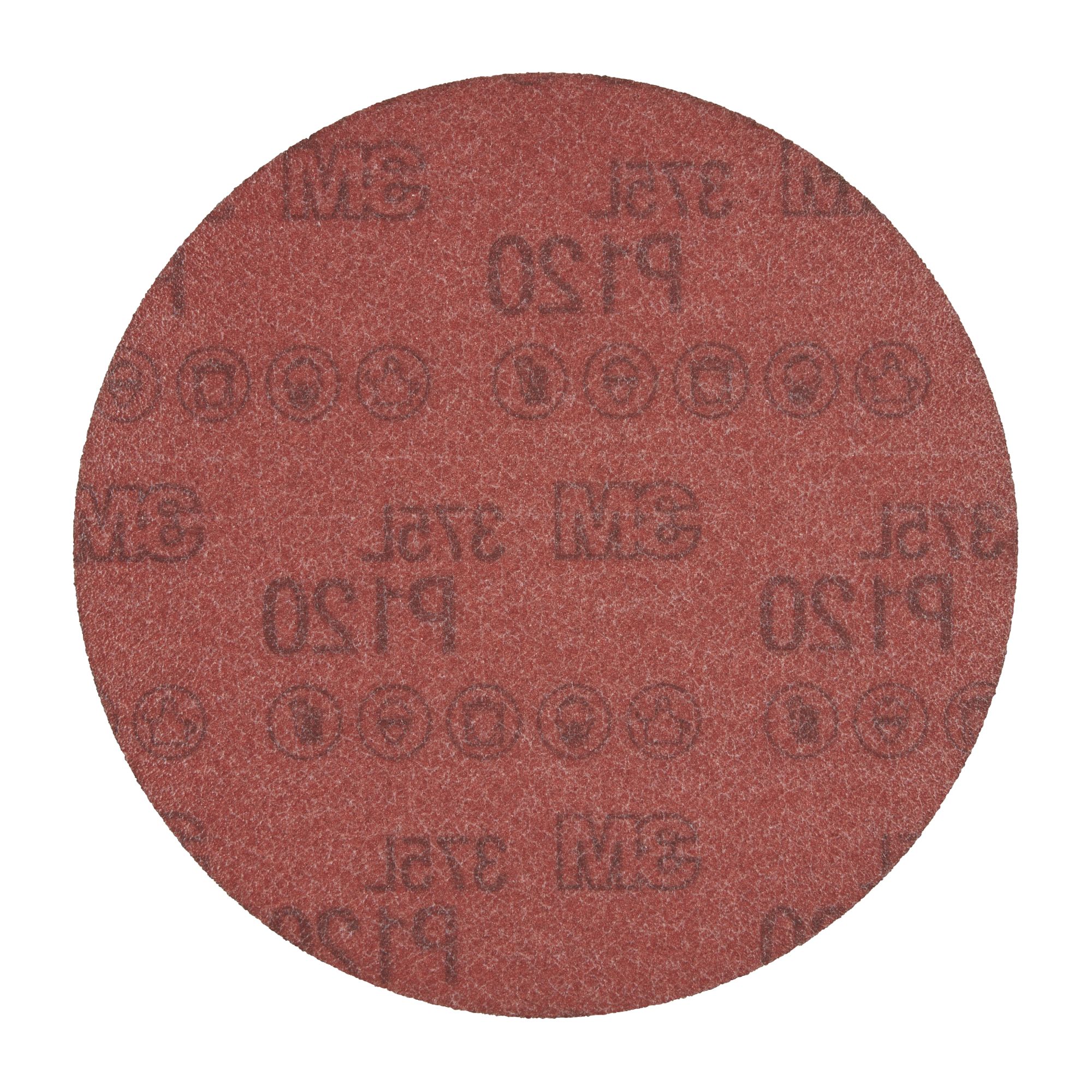 3M™ Hookit™ Disco de limpeza 375L 150MM SIN AGUJEROS P120