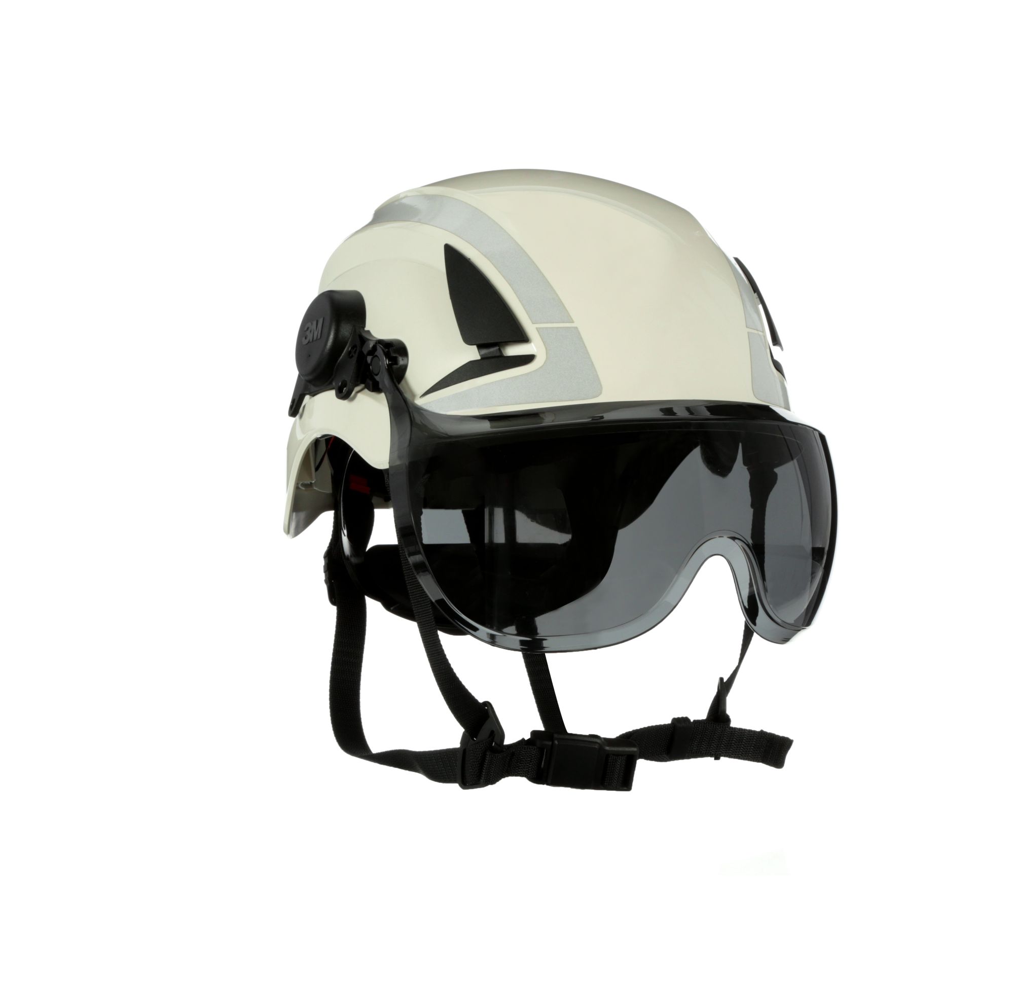 3M™ SecureFit™ Visor corto para cascos de seguridad serie X5, X5000 y X5500, policarbonato gris antivaho y antirrayaduras X5-SV02-CE