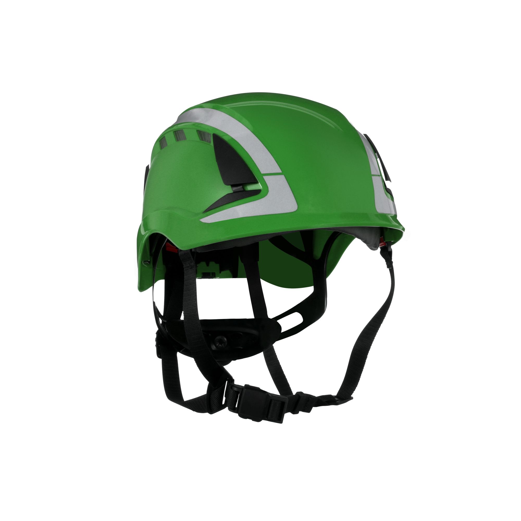 3M™ SecureFit™ X5000 Casco de protección, con ventilación, reflectante, CE, verde, X5004V-CE