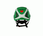 3M™ SecureFit™ X5000 Casco de protección, con ventilación, reflectante, CE, verde, X5004V-CE