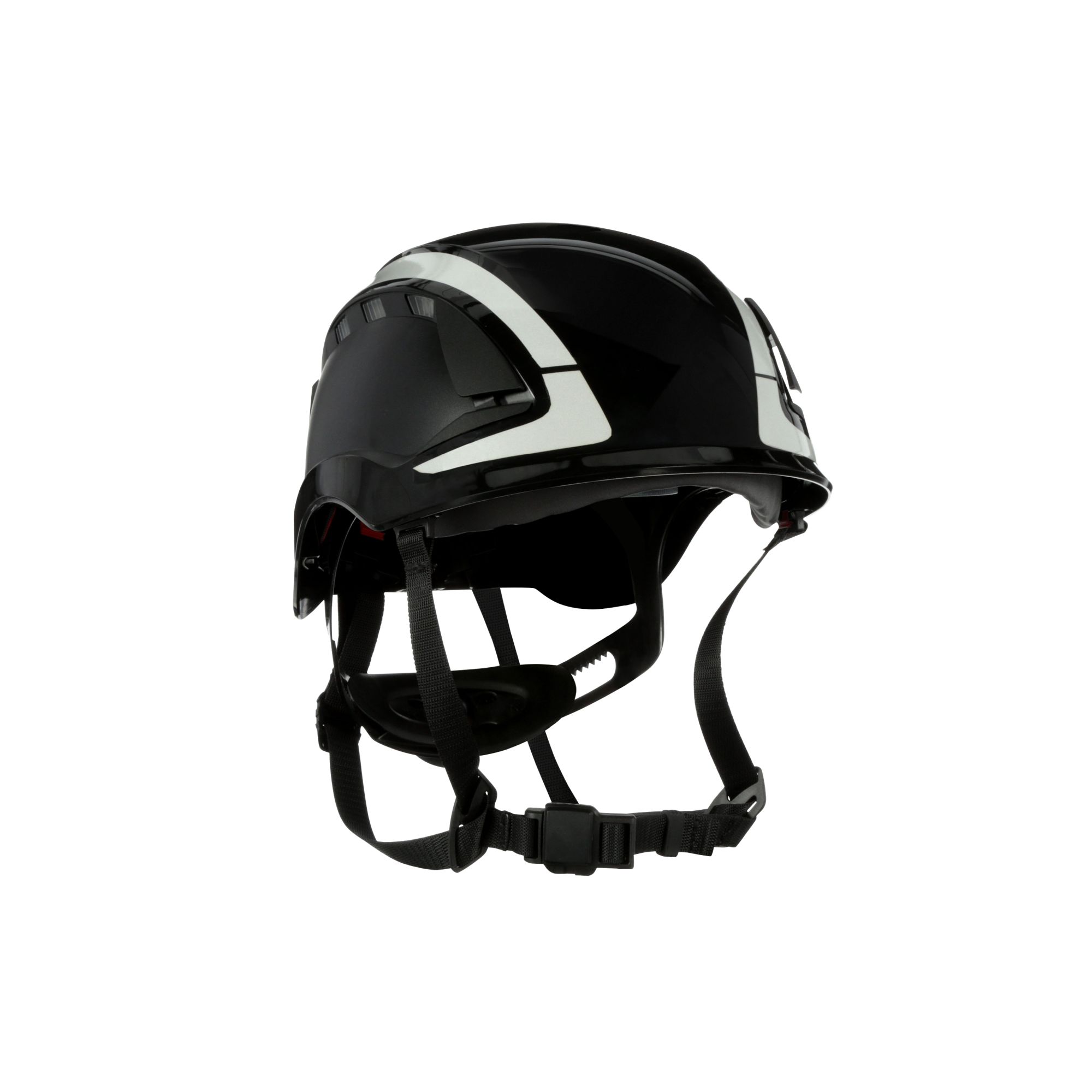 3M™ SecureFit™ X5000 Casco de protección, con ventilación, reflectante, CE, negro, X5012V-CE