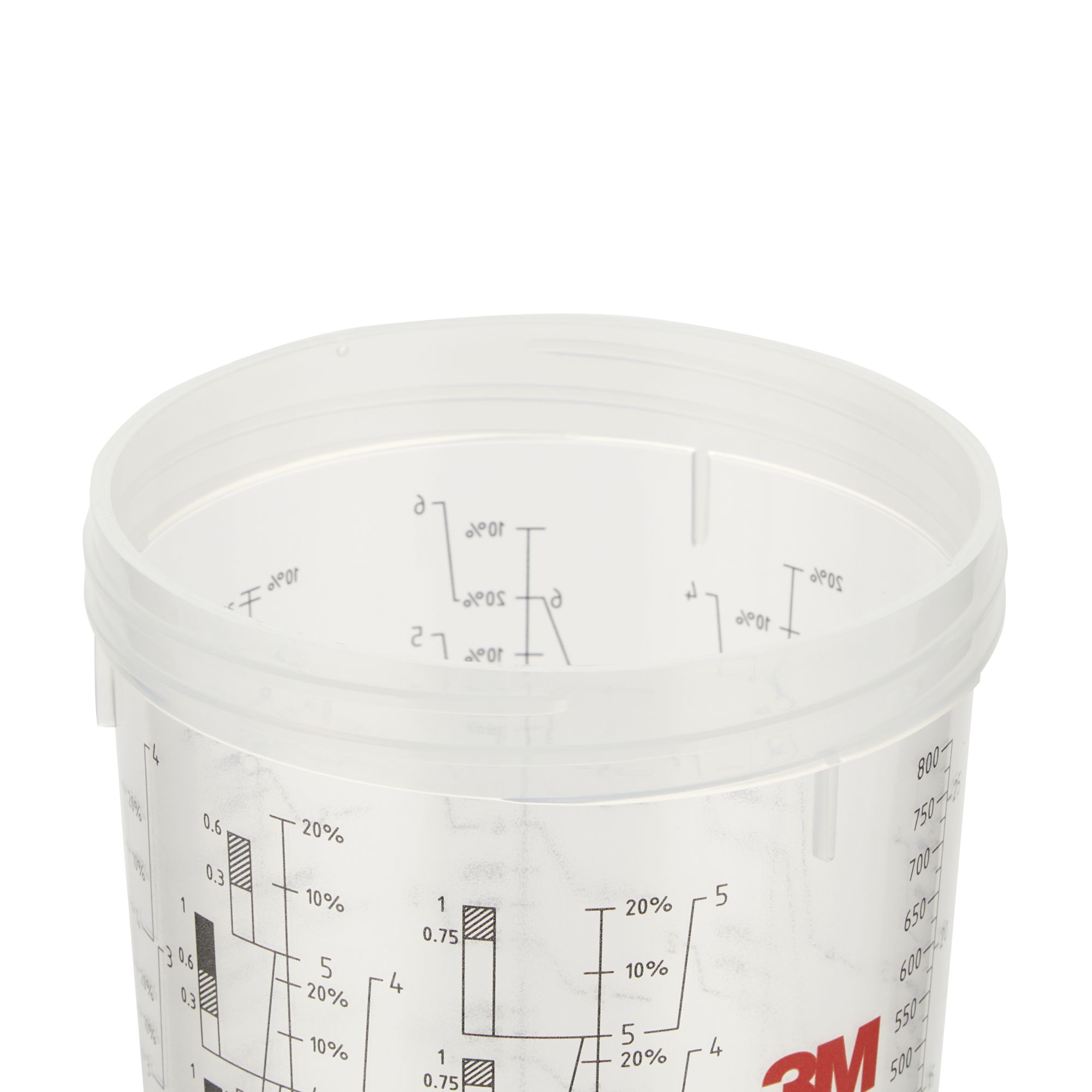 3M™ PPS™ Cazoleta y anillo, grande, 850 ml, 16023