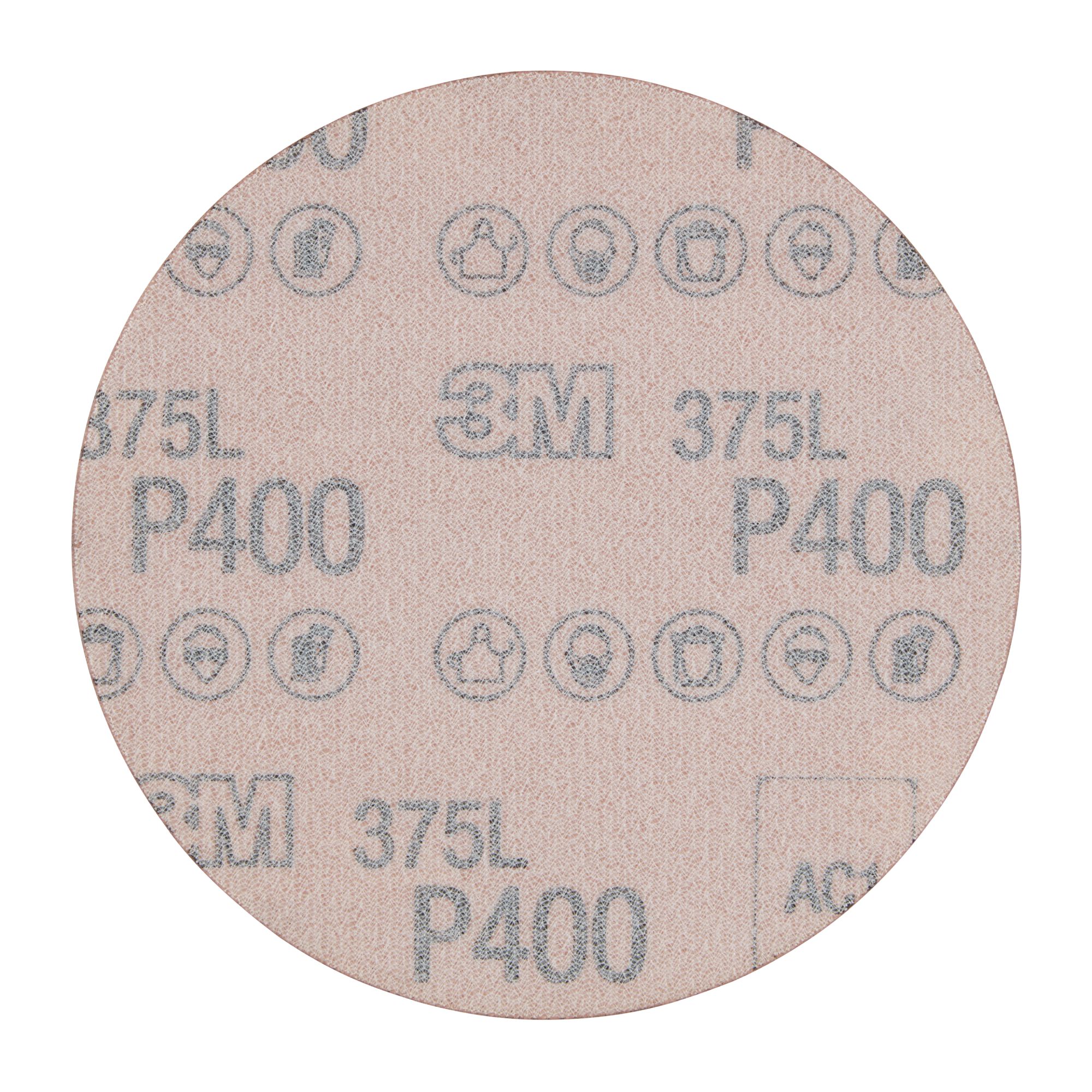 3M™ Hookit™ Disco de Film 375L, 127 mm, Sin agujero, P1000