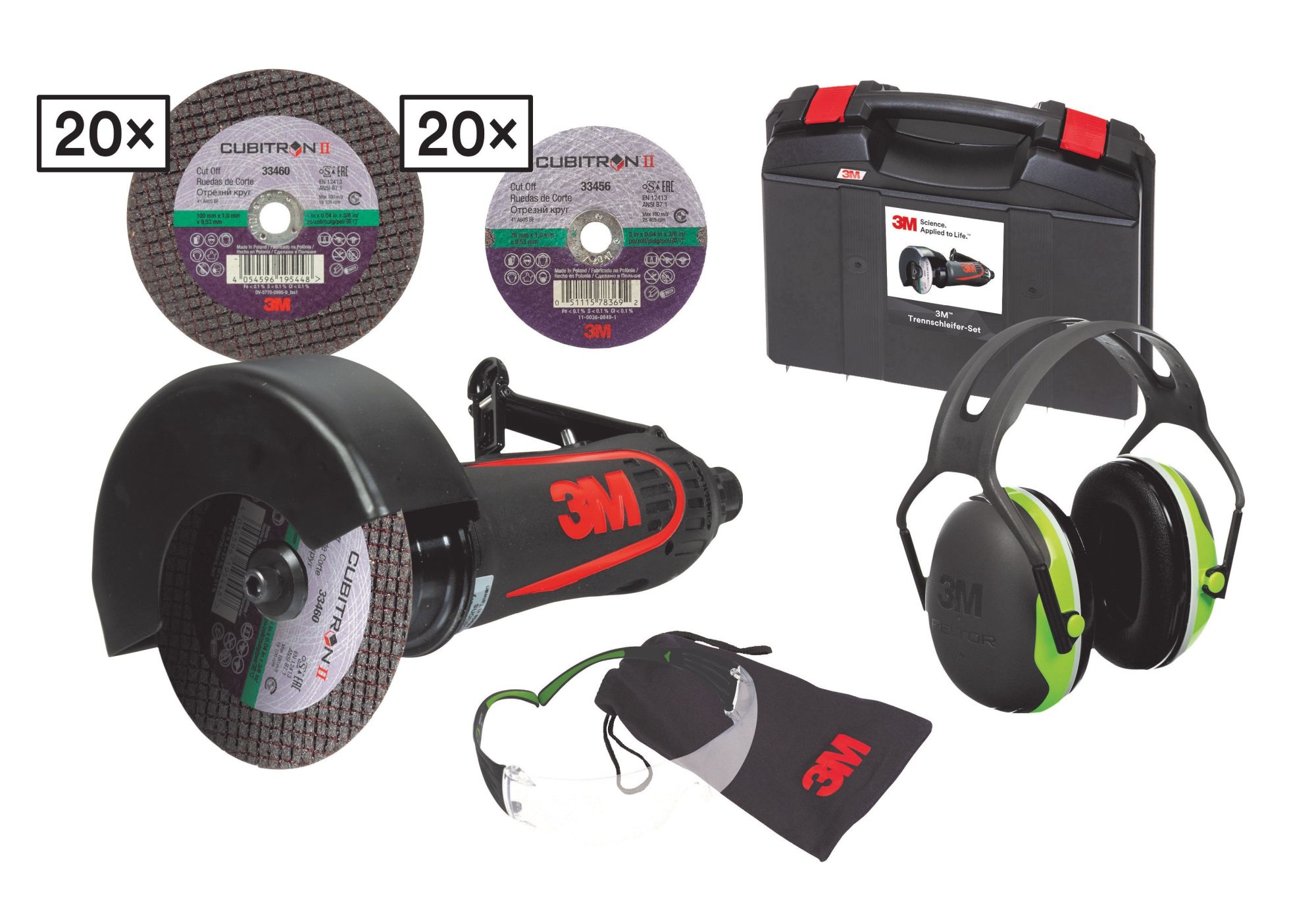 3M™ Cubitron™ II Kit de ruedas de corte, 51808