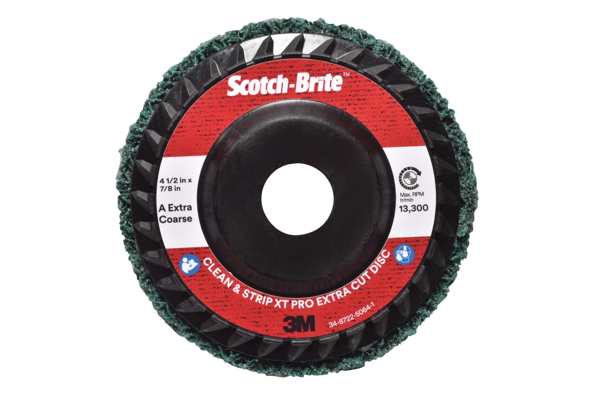3M™ Scotch-Brite™ Clean and Strip XT Pro Extra Cut, Disco XC-RD, 125 mm x 22 mm, A XCRS