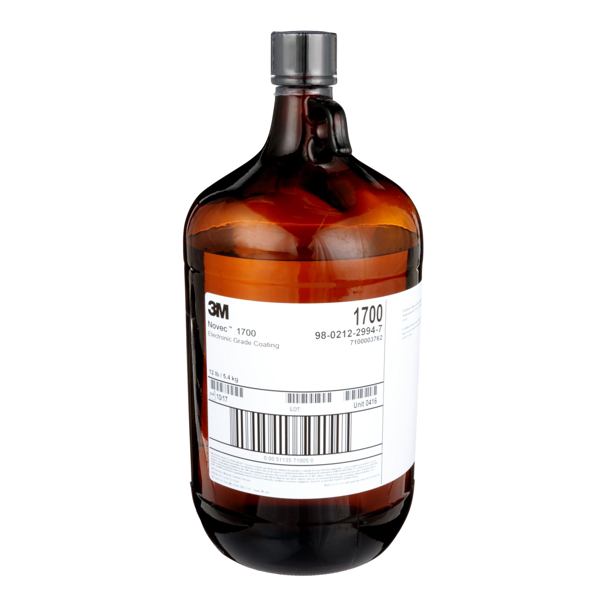 3M™ Novec™ 1700 Recubrimiento de Grado Electrónico Contenedor de 12 lb / 1 gal