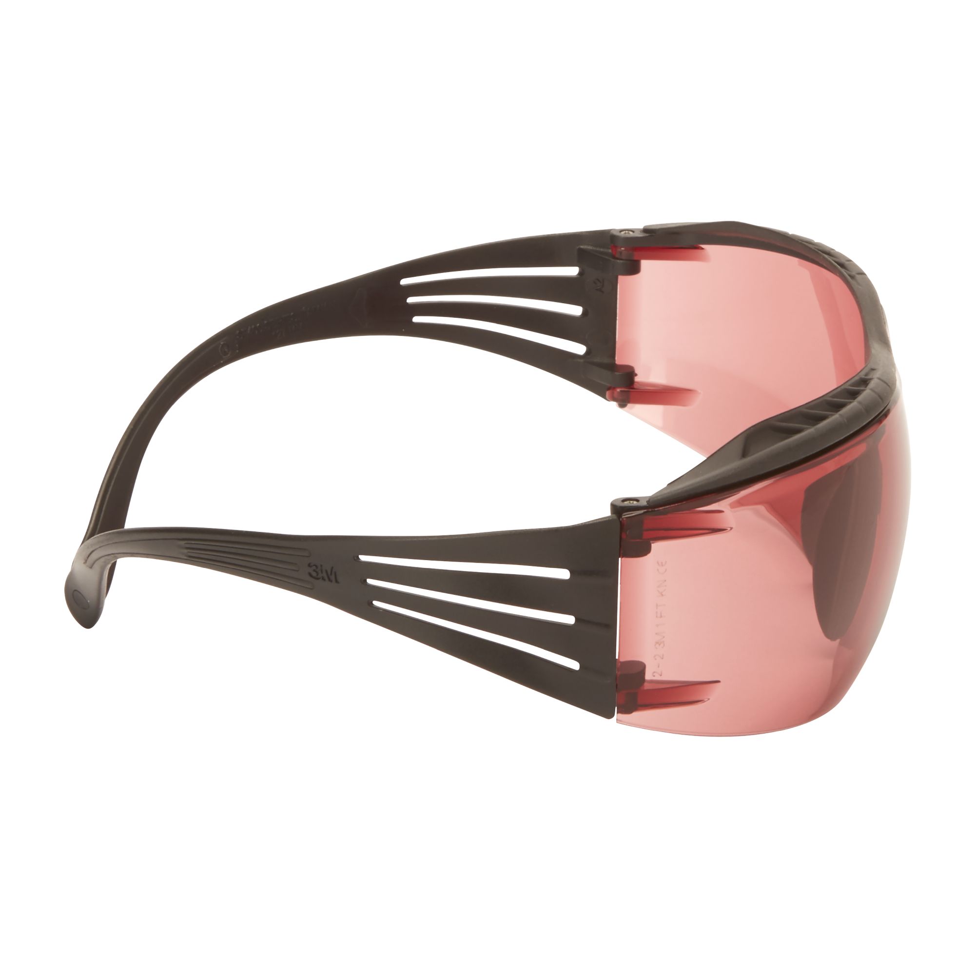 3M™ SecureFit™ 400X Gafas de seguridad, montura negro/negro, espuma, recubrimiento antiempañante/antirrayaduras Scotchgard™ (K y N), lente bermellón, SF422XSGAF-BLK-EU, 20/caja