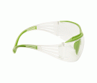 3M™ SecureFit™ 400X Gafas de seguridad, montura verde/incolora, recubrimiento antiempañante/antirrayaduras Scotchgard™ (K y N), lente incolora, SF401XSGAF-GRN-EU, 20/caja