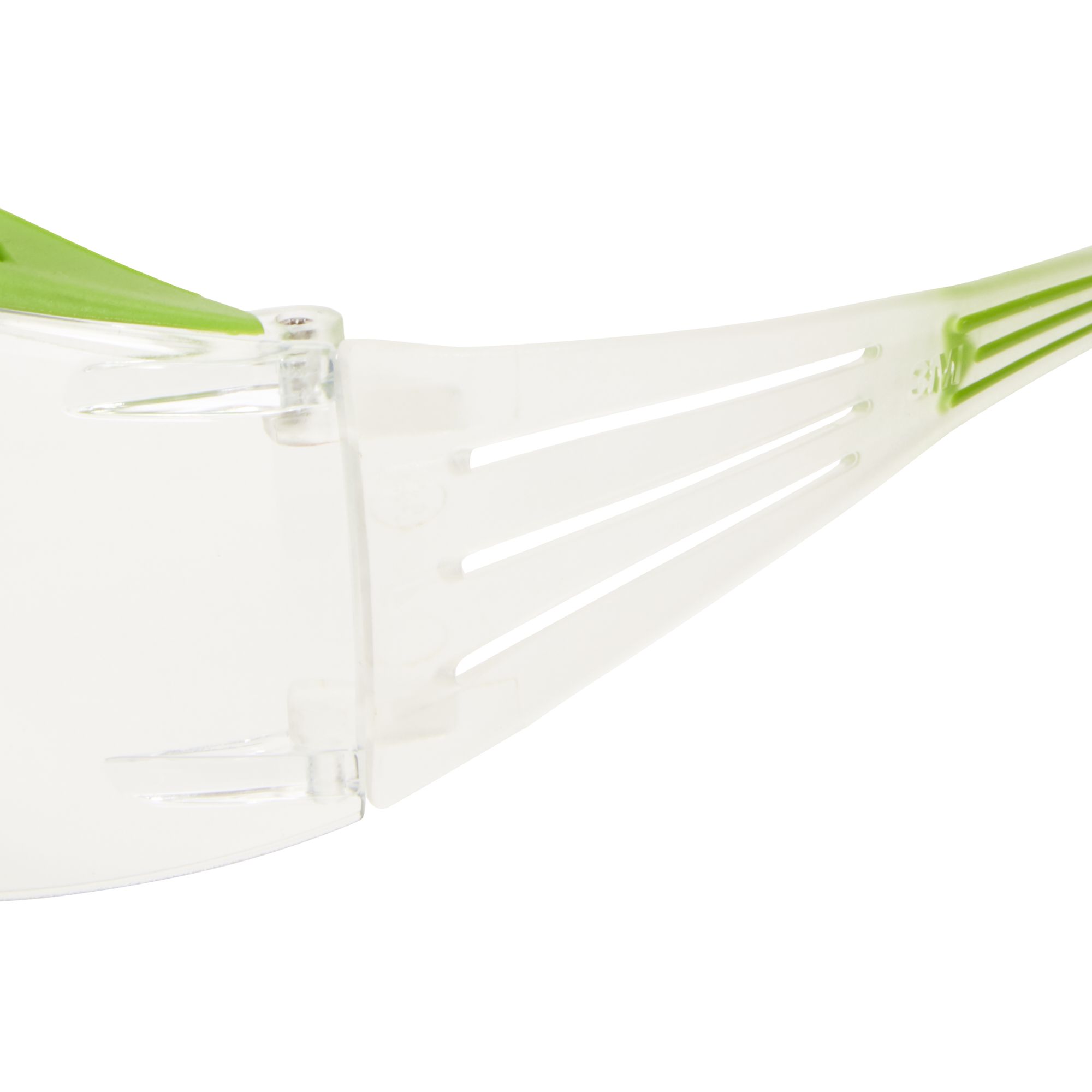 3M™ SecureFit™ 400X Gafas de seguridad, montura verde/incolora, recubrimiento antiempañante/antirrayaduras Scotchgard™ (K y N), lente incolora, SF401XSGAF-GRN-EU, 20/caja