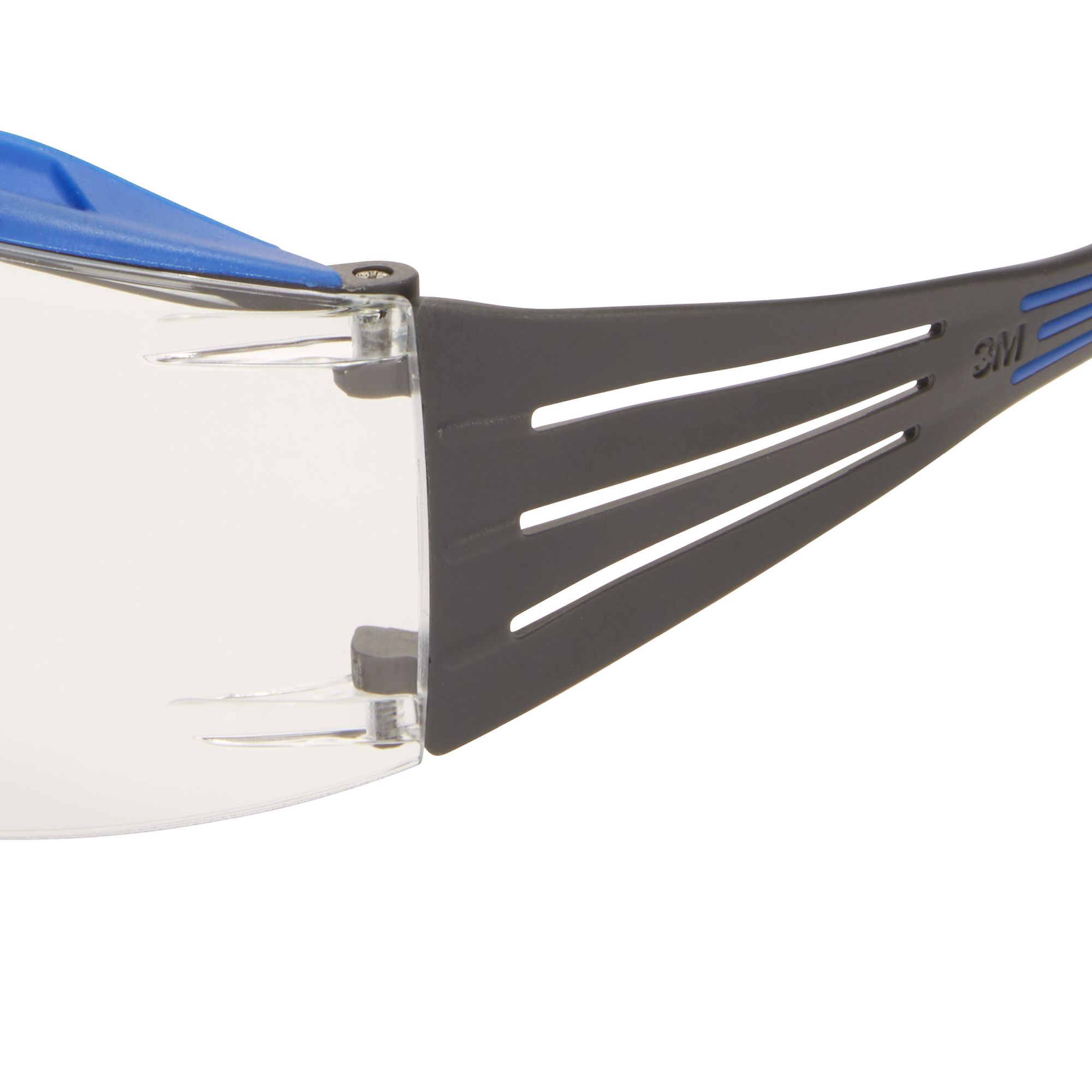 3M™ SecureFit™ 400X Gafas de seguridad, montura azul/gris, recubrimiento antiempañante/antirrayaduras Scotchgard™ (K y N), lente incolora, SF401XSGAF-BLU-EU, 20/caja