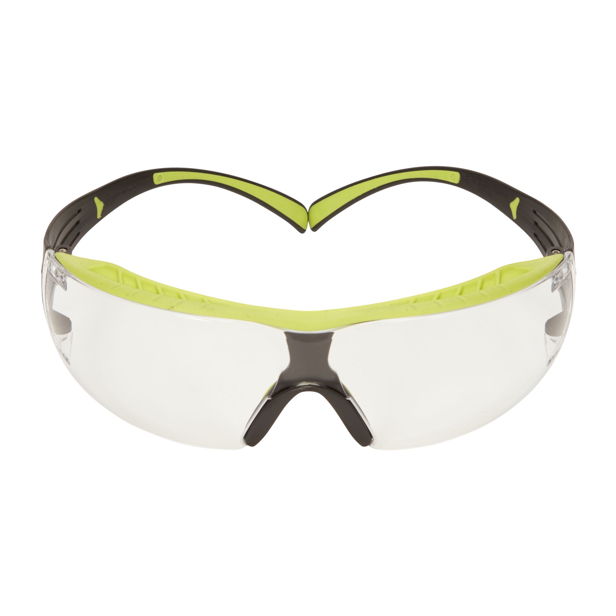 3M™ SecureFit™ 400X Gafas de Seguridad, montura verde/negro, tratamiento antirrayaduras superior (K), lente incolora, SF401XRAS-GRN-EU, 20/caja