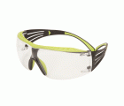 3M™ SecureFit™ 400X Gafas de Seguridad, montura verde/negro, tratamiento antirrayaduras superior (K), lente incolora, SF401XRAS-GRN-EU, 20/caja