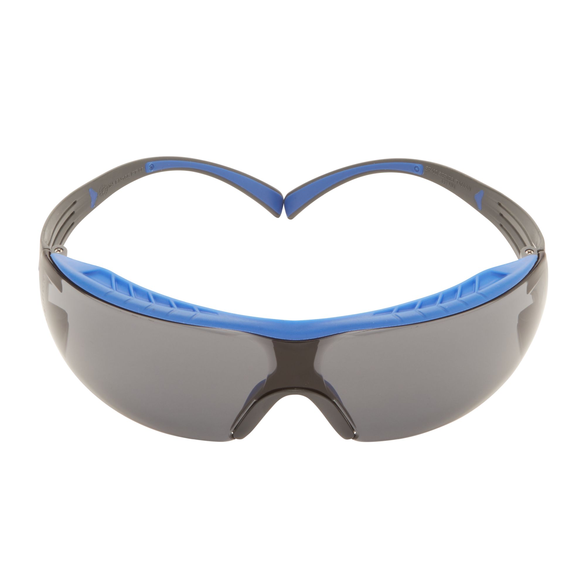 3M™ SecureFit™ 400X Gafas de seguridad, montura azul/gris, recubrimiento antiempañante/antirrayaduras Scotchgard™ (K y N), lente gris, SF402XSGAF-BLU-EU, 20/caja