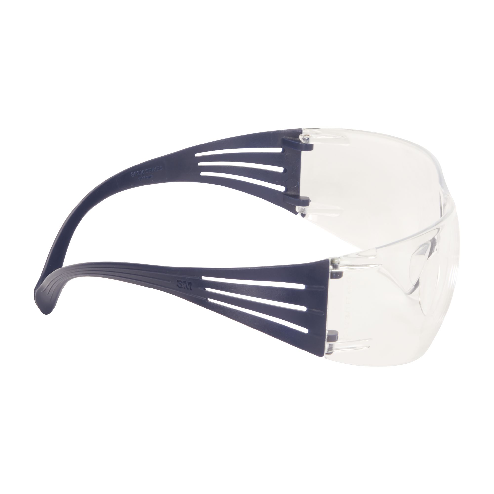 3M™ SecureFit™ 200 Gafas de seguridad, montura azul, recubrimiento antiempañante/antirrayaduras Scotchgard™ (K y N), lente incolora, SF201SGAF-BLU-EU, 20/caja