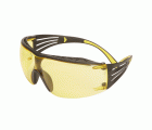 3M™ SecureFit™ 400X Gafas de seguridad, montura amarillo/negro, recubrimiento antiempañante/antirrayaduras Scotchgard™ (K y N), lente ámbar, SF403XSGAF-YEL-EU, 20/caja