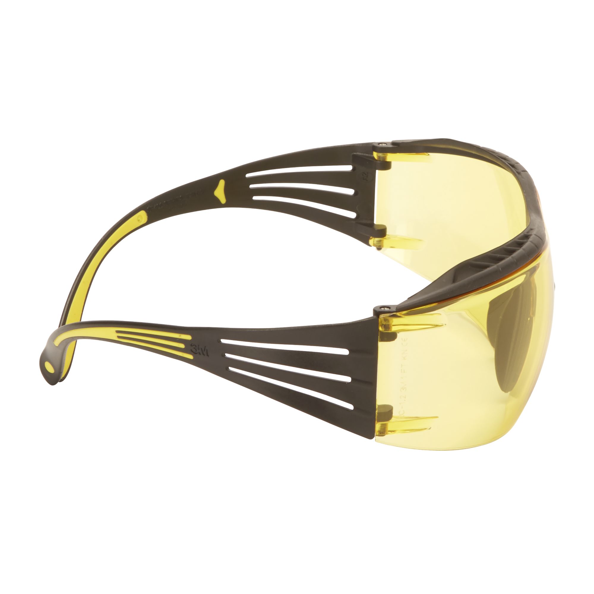 3M™ SecureFit™ 400X Gafas de seguridad, montura amarillo/negro, recubrimiento antiempañante/antirrayaduras Scotchgard™ (K y N), lente ámbar, SF403XSGAF-YEL-EU, 20/caja