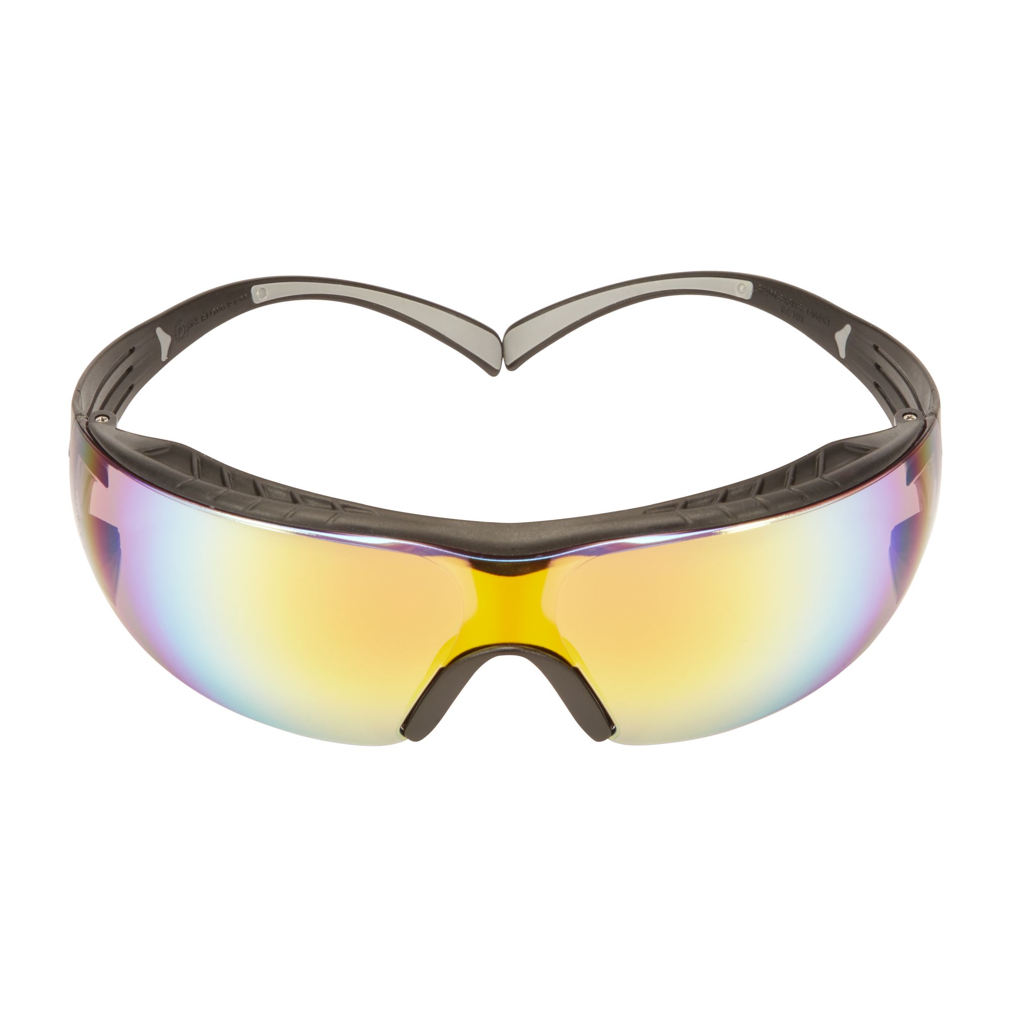 3M™ SecureFit™ 400X Gafas de seguridad, montura negro/negro, antirrayaduras, lente de espejo naranja, SF416XAS-BLK-EU, 20/caja