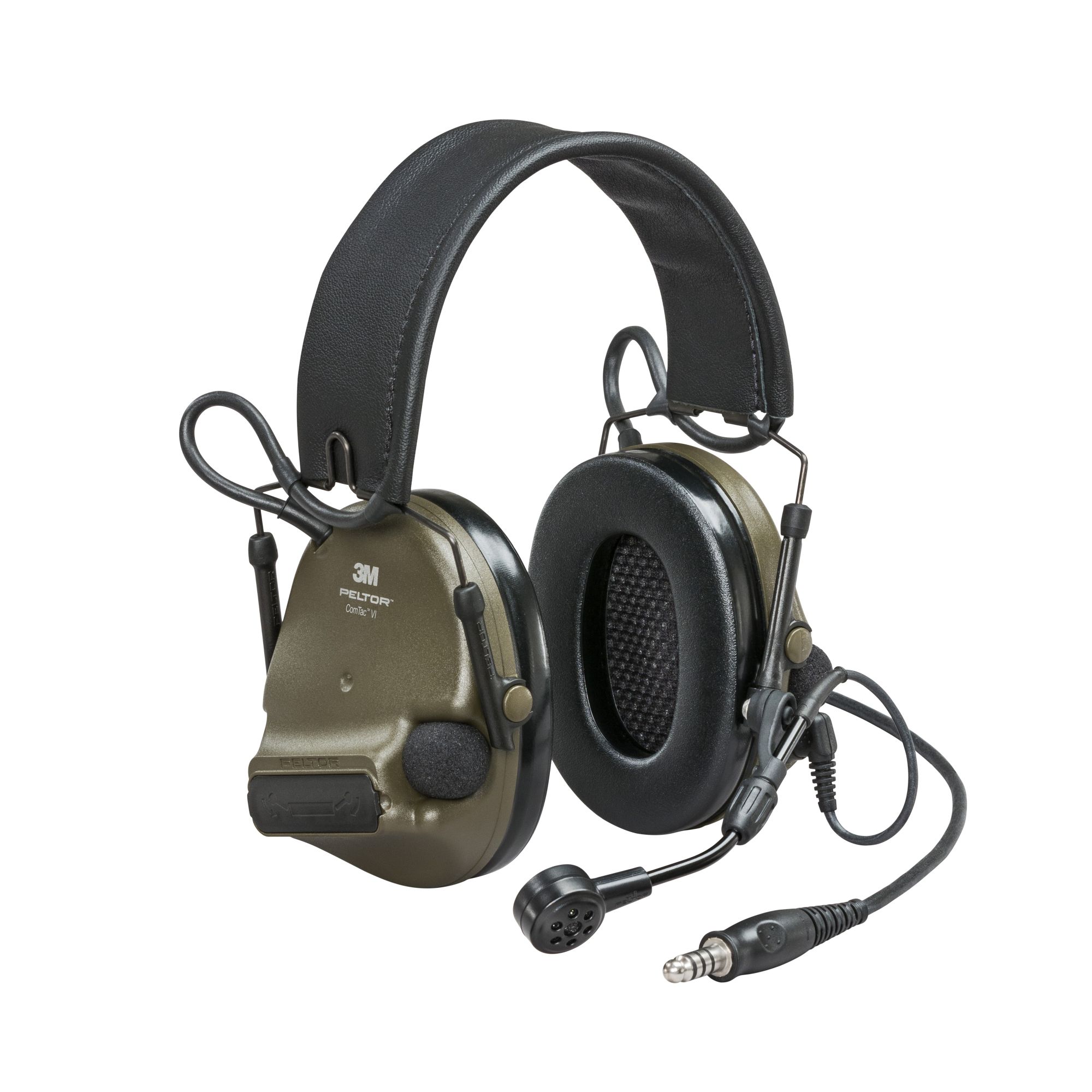 3M™ PELTOR™ ComTac™ VI NIB Orejeras, 28 dB, verdes, diadema, MT20H682FB-38N