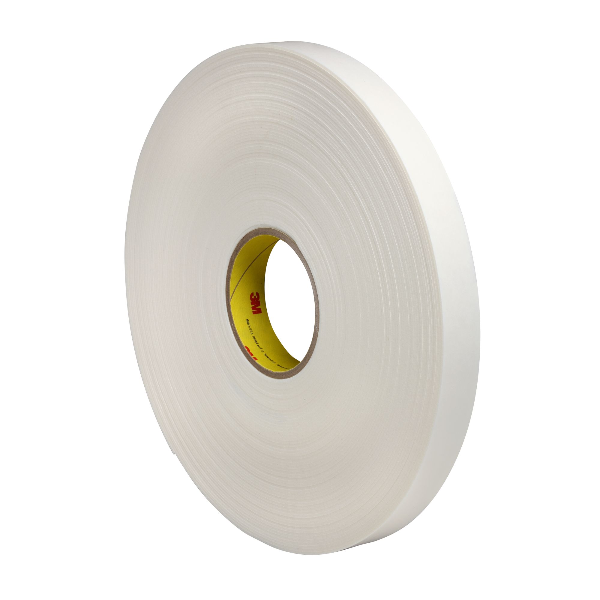 3M™ Cinta de espuma de doble cara 4664P, Blanca, 310 mm x 66 m, 0.4 mm