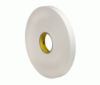 3M™ Cinta de espuma de doble cara 4664P, Blanca, 310 mm x 66 m, 0.4 mm