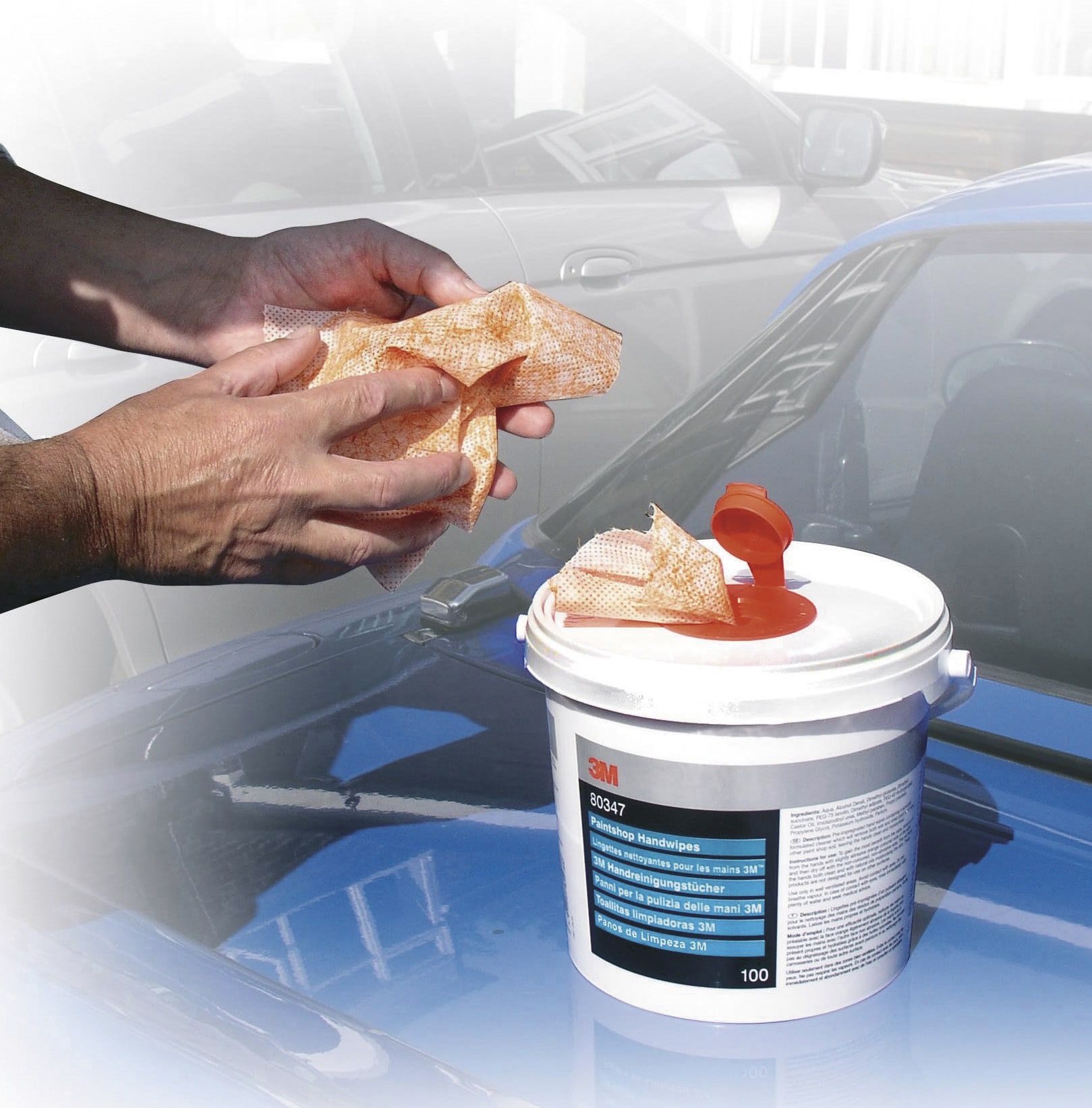 3M™ Toallita limpiadora desechable, 100, 80347