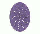3M™ Cubitron™ II Hookit™ Disco abrasivo 737U, 90 mm, Multiagujeros, 220+, 51614