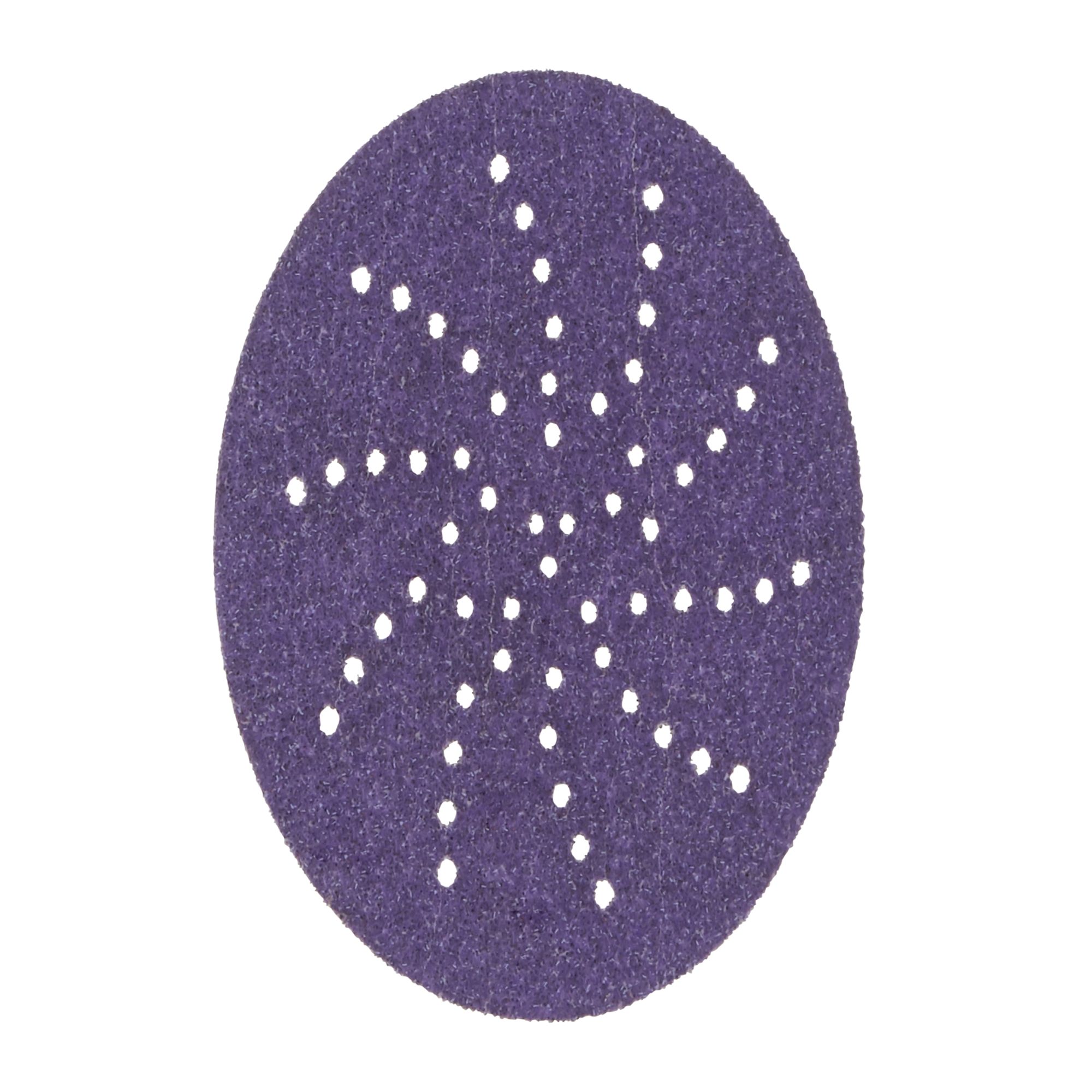 3M™ Cubitron™ II Hookit™ Disco abrasivo 737U, 75 mm, multiagujeros, 80+, 51626