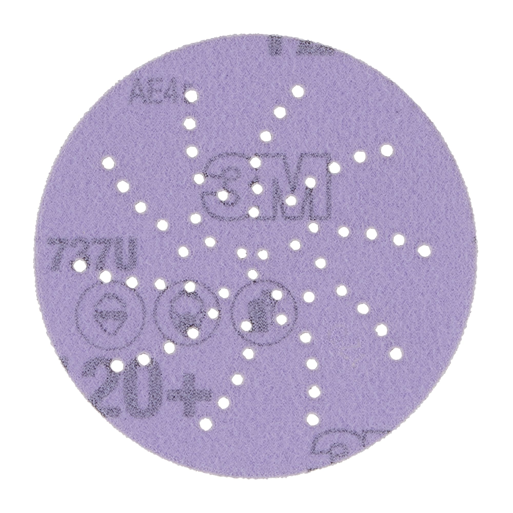 3M™ Cubitron™ II Hookit™ Disco abrasivo 737U, 75 mm, multiagujeros, 120+, 51627