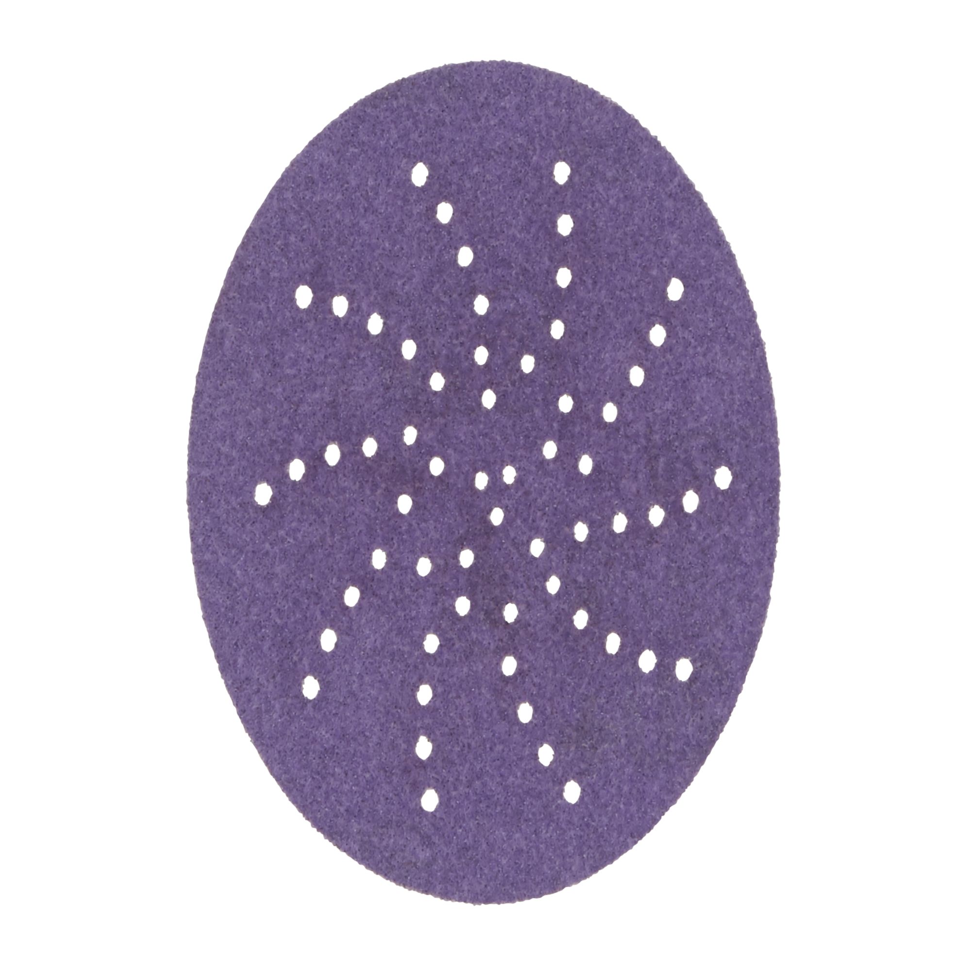 3M™ Cubitron™ II Hookit™ Disco abrasivo 737U, 75 mm, multiagujeros, 120+, 51627