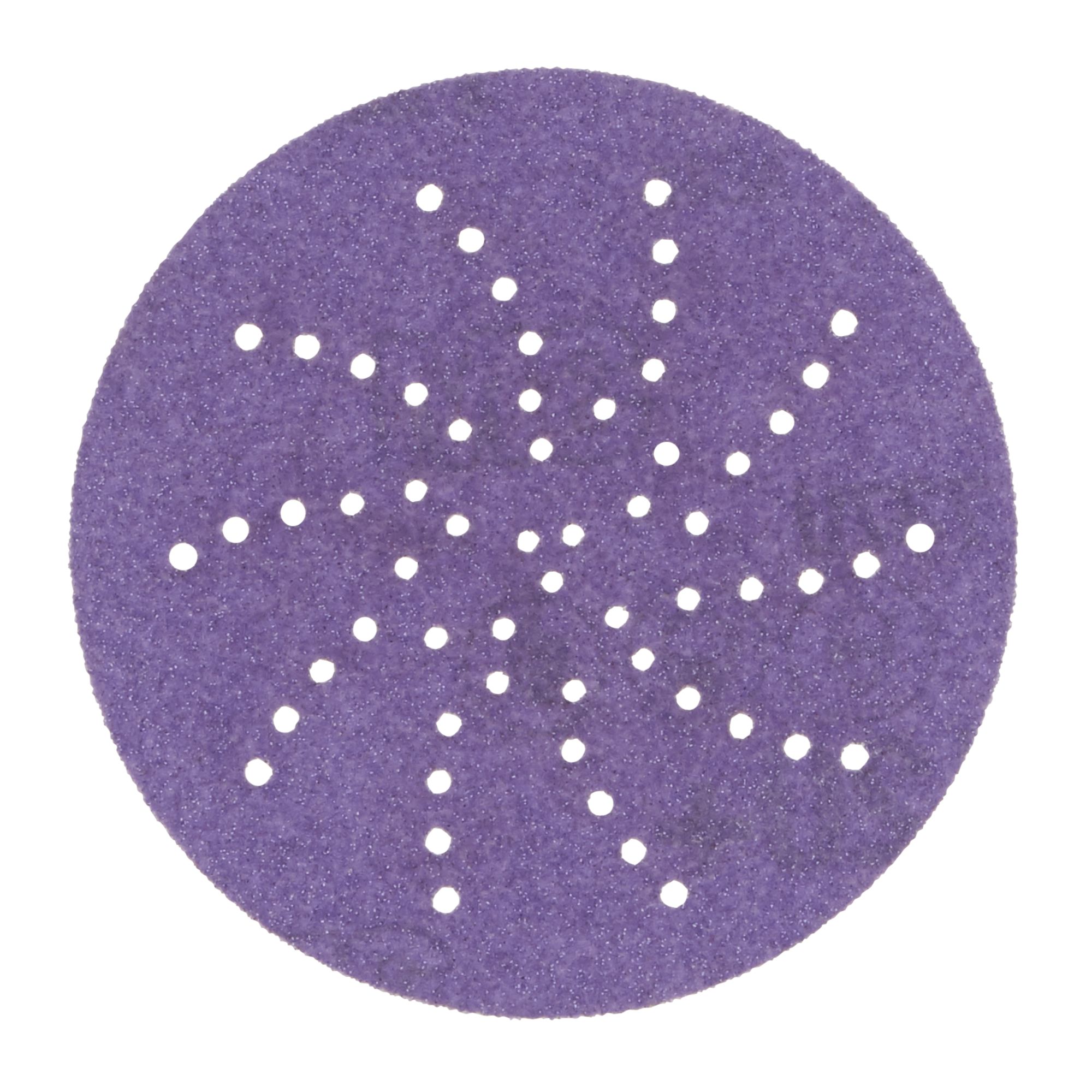 3M™ Cubitron™ II Hookit™ Disco abrasivo 737U, 75 mm, multiagujeros, 120+, 51627