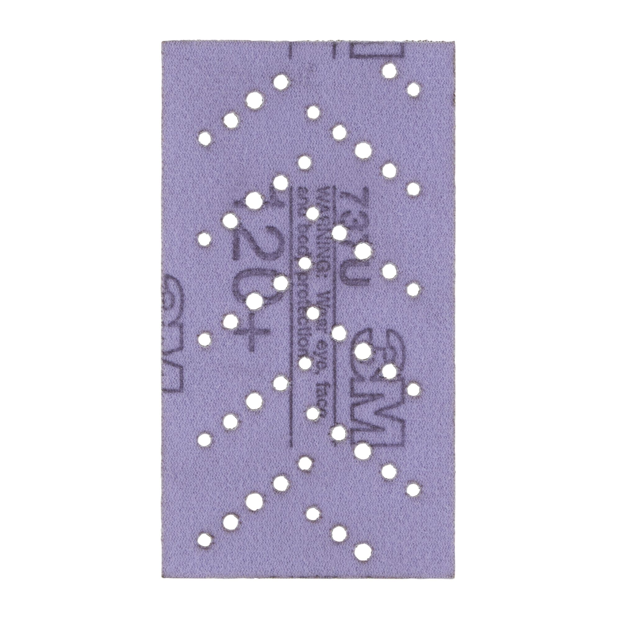 3M™ Cubitron™ II Hookit™ Tira abrasiva 737U, 70 mm x 127 mm, multiagujeros, 120+, 51387