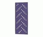 3M™ Cubitron™ II Hookit™ Tira abrasiva 737U, 70 mm x 127 mm, multiagujeros, 80+, 51386